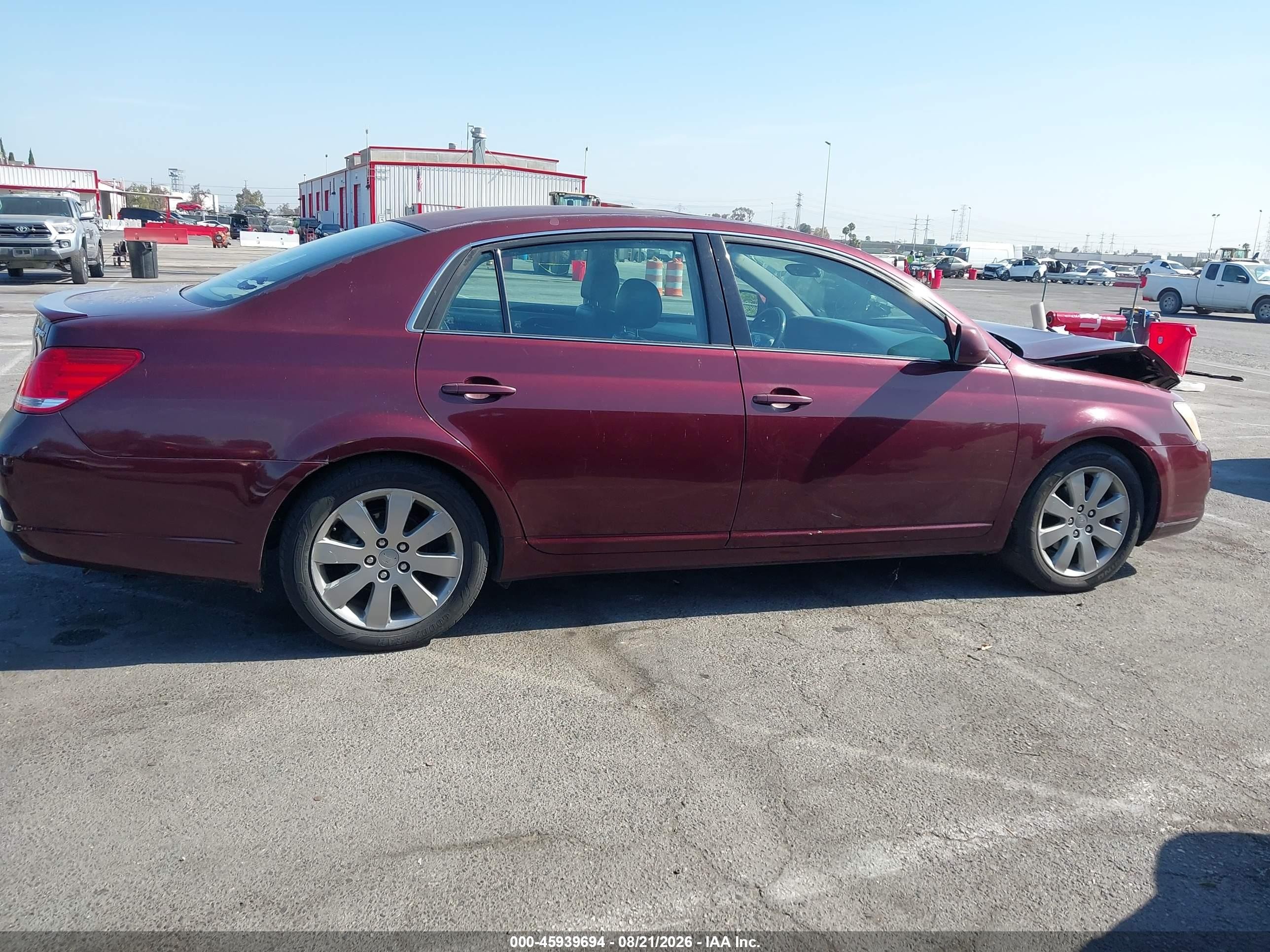 2006 Toyota Avalon Touring Burgundy vin: 4T1BK36B26U124314