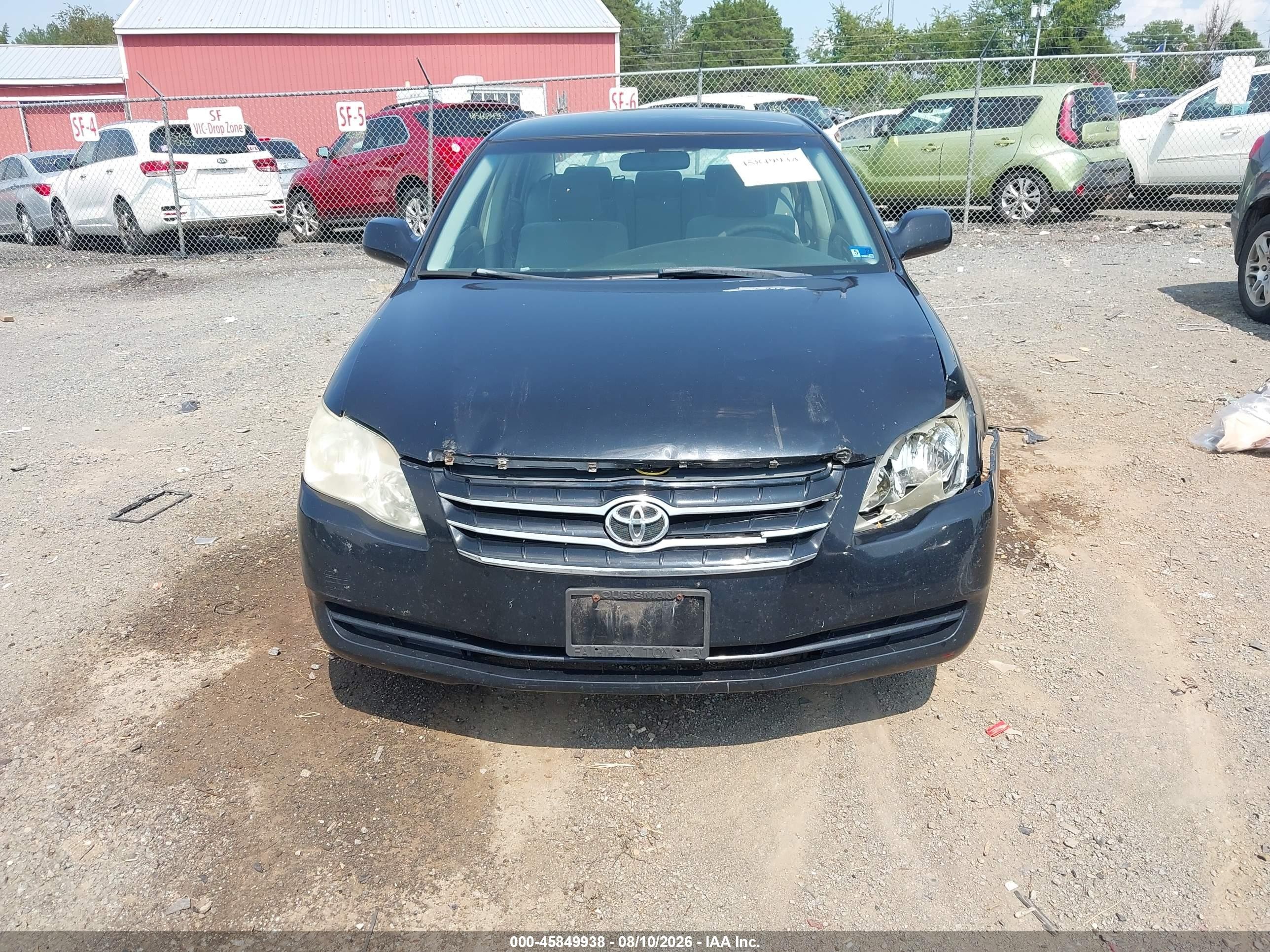 2006 Toyota Avalon Xl Black vin: 4T1BK36B26U124796