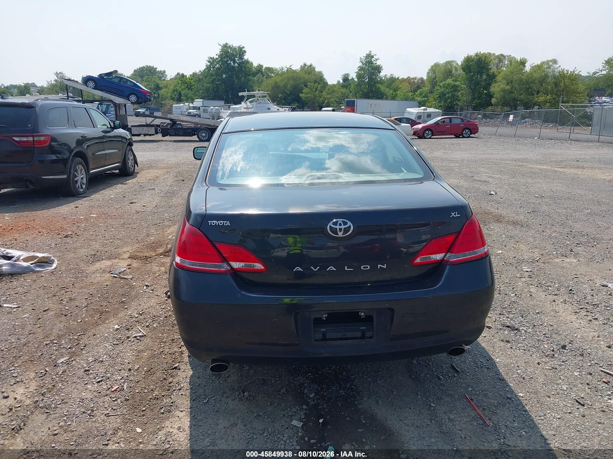 2006 Toyota Avalon Xl Black vin: 4T1BK36B26U124796