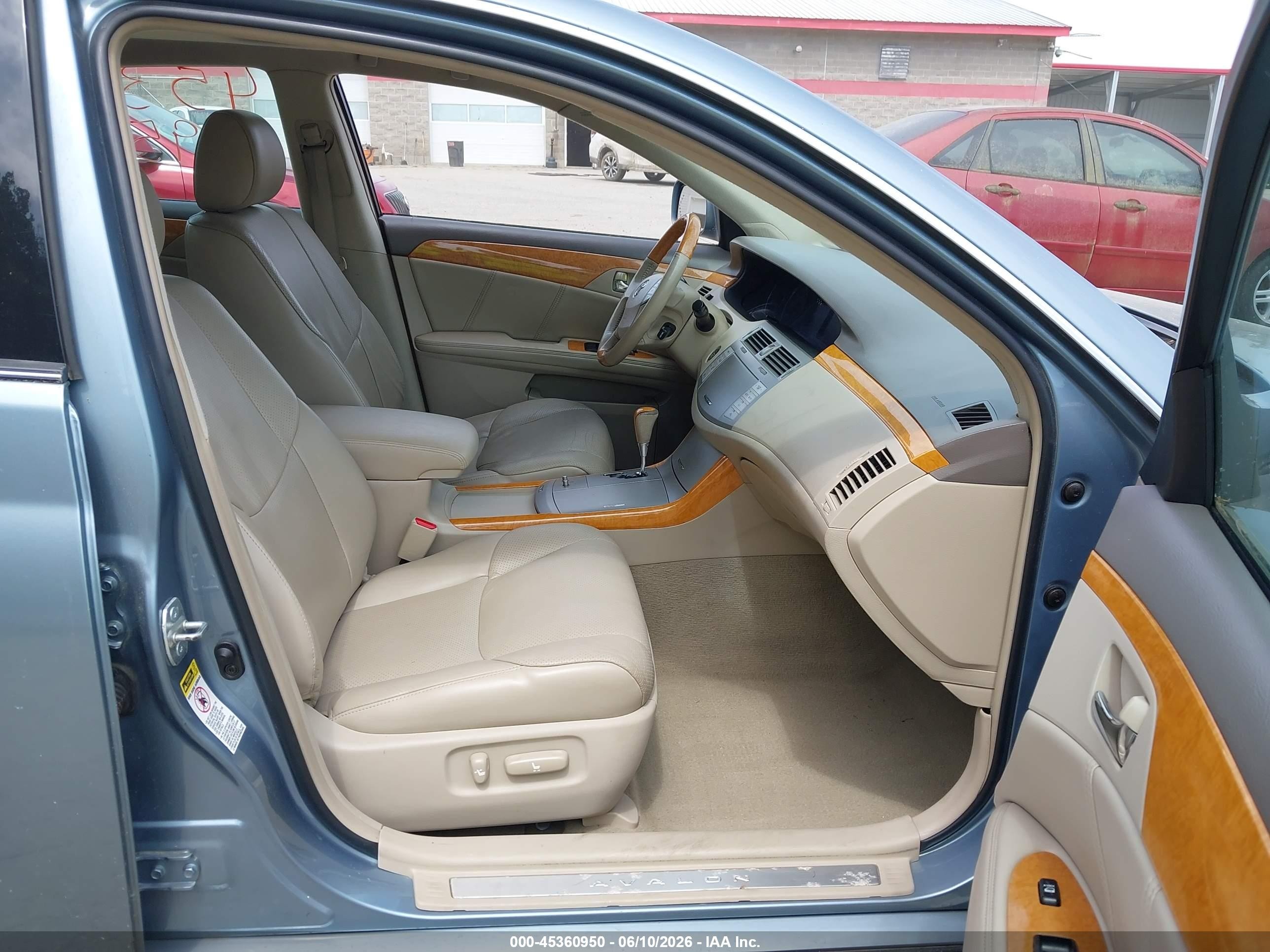 2006 Toyota Avalon Limited Light Blue vin: 4T1BK36B26U128458