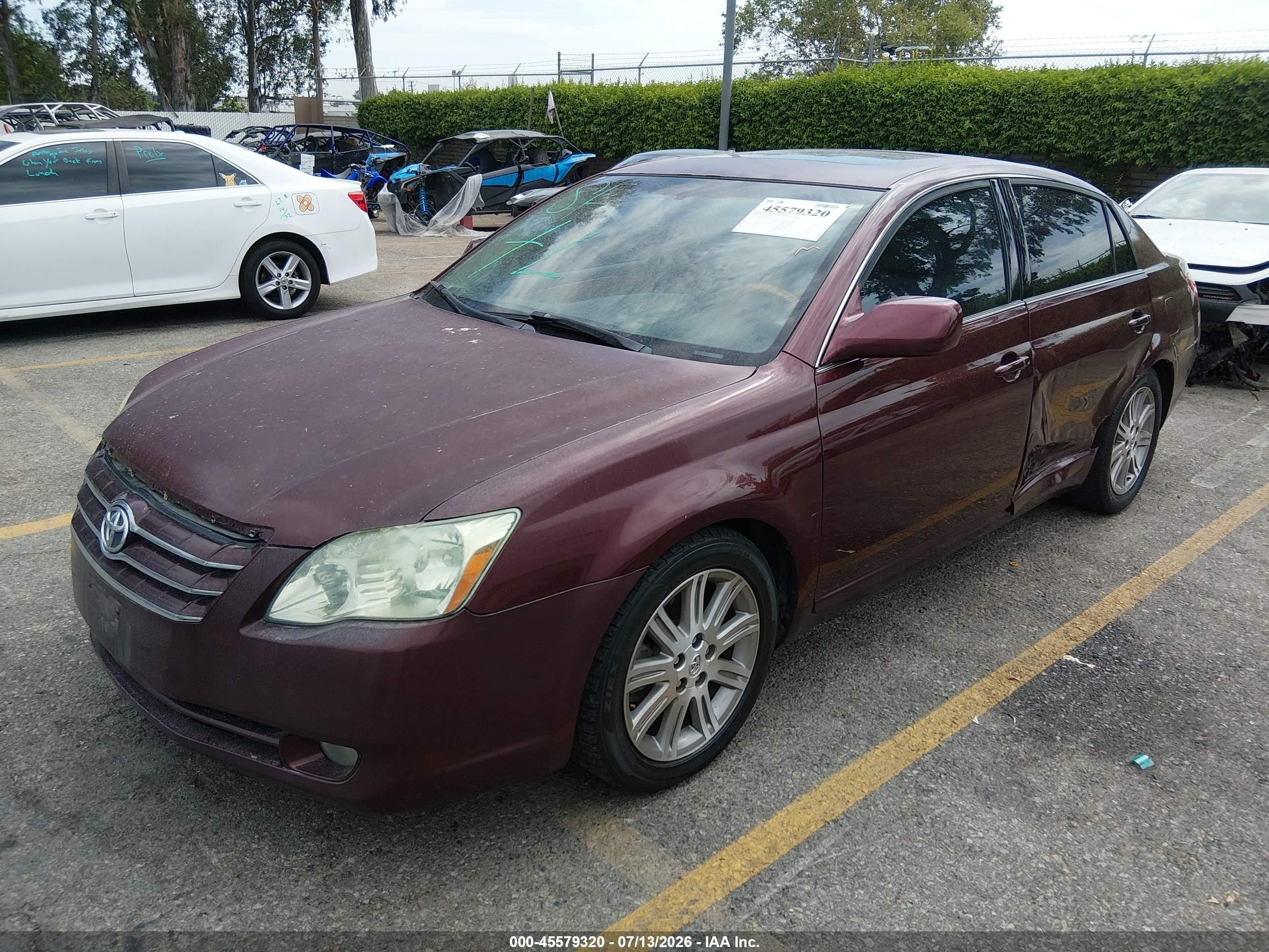2006 Toyota Avalon Limited Burgundy vin: 4T1BK36B26U167373