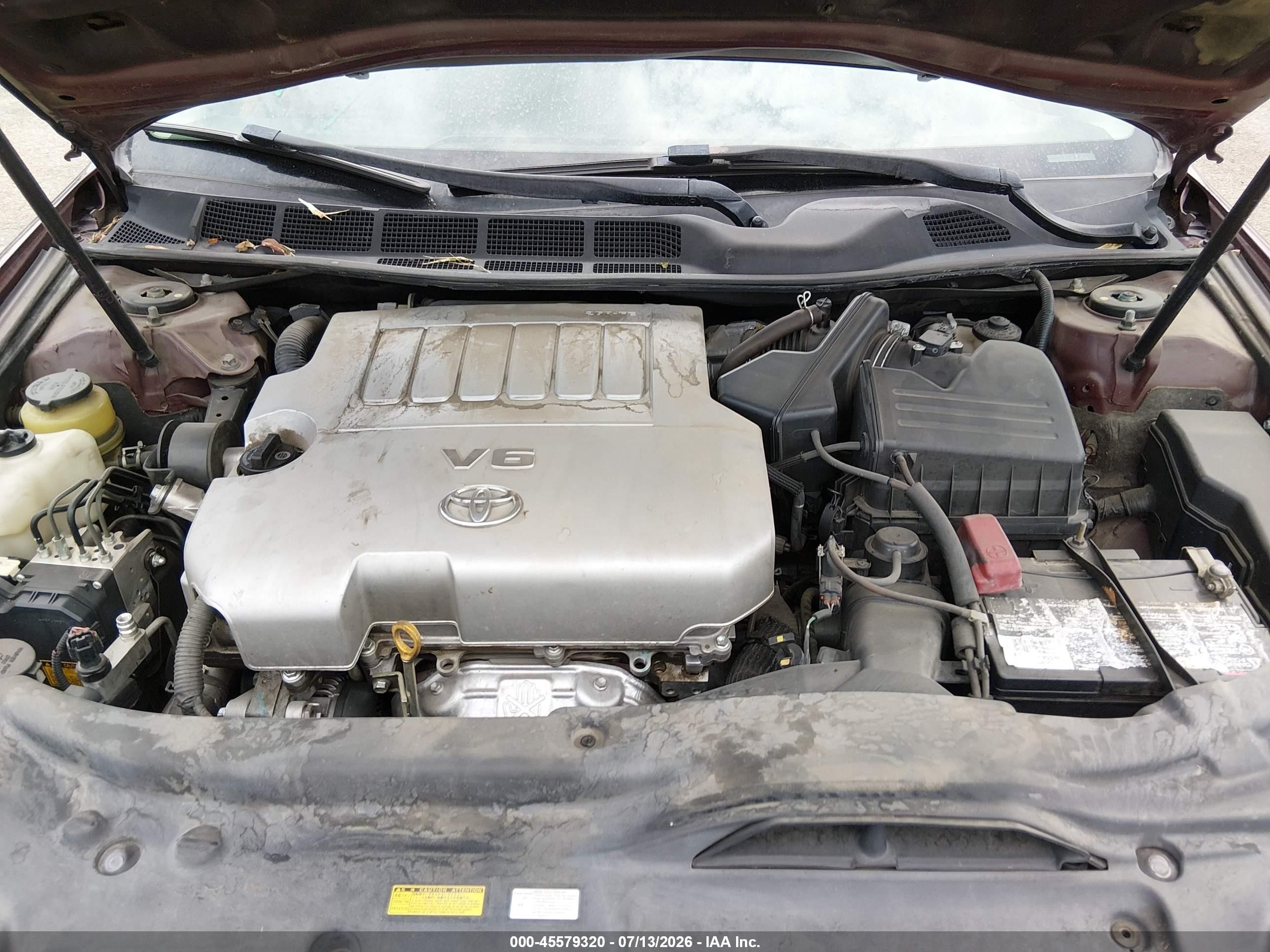 2006 Toyota Avalon Limited Burgundy vin: 4T1BK36B26U167373