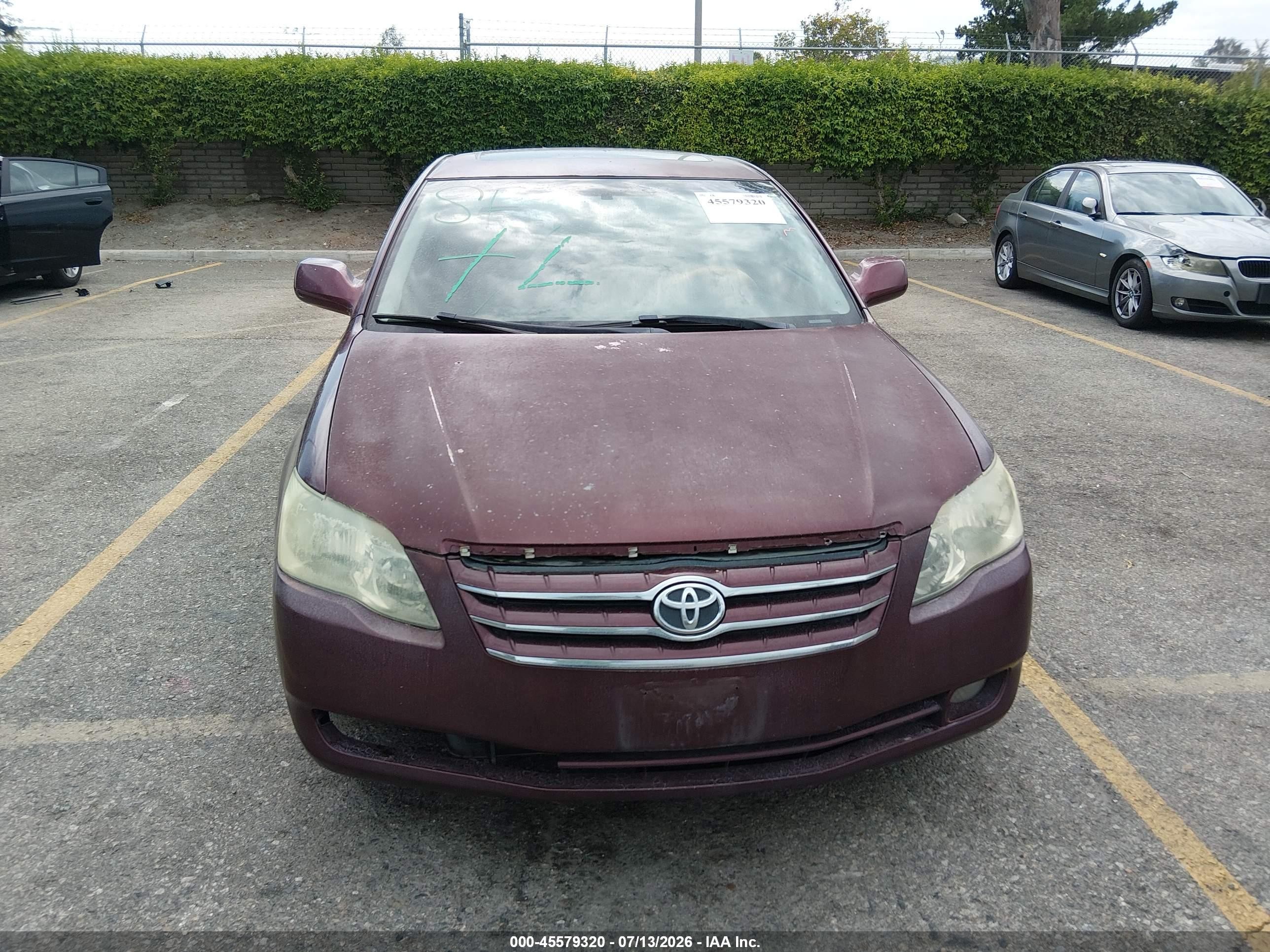 2006 Toyota Avalon Limited Burgundy vin: 4T1BK36B26U167373