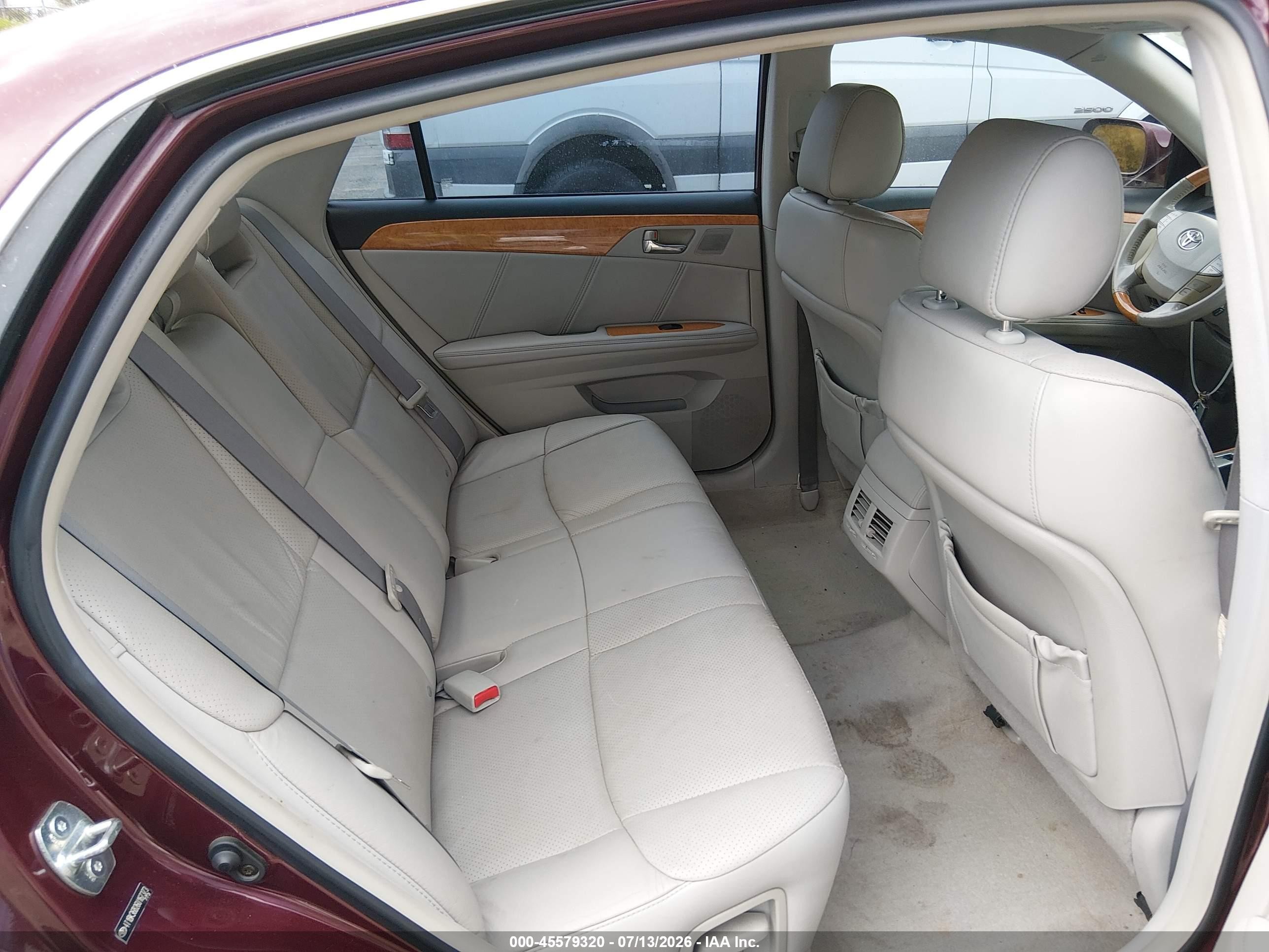 2006 Toyota Avalon Limited Burgundy vin: 4T1BK36B26U167373