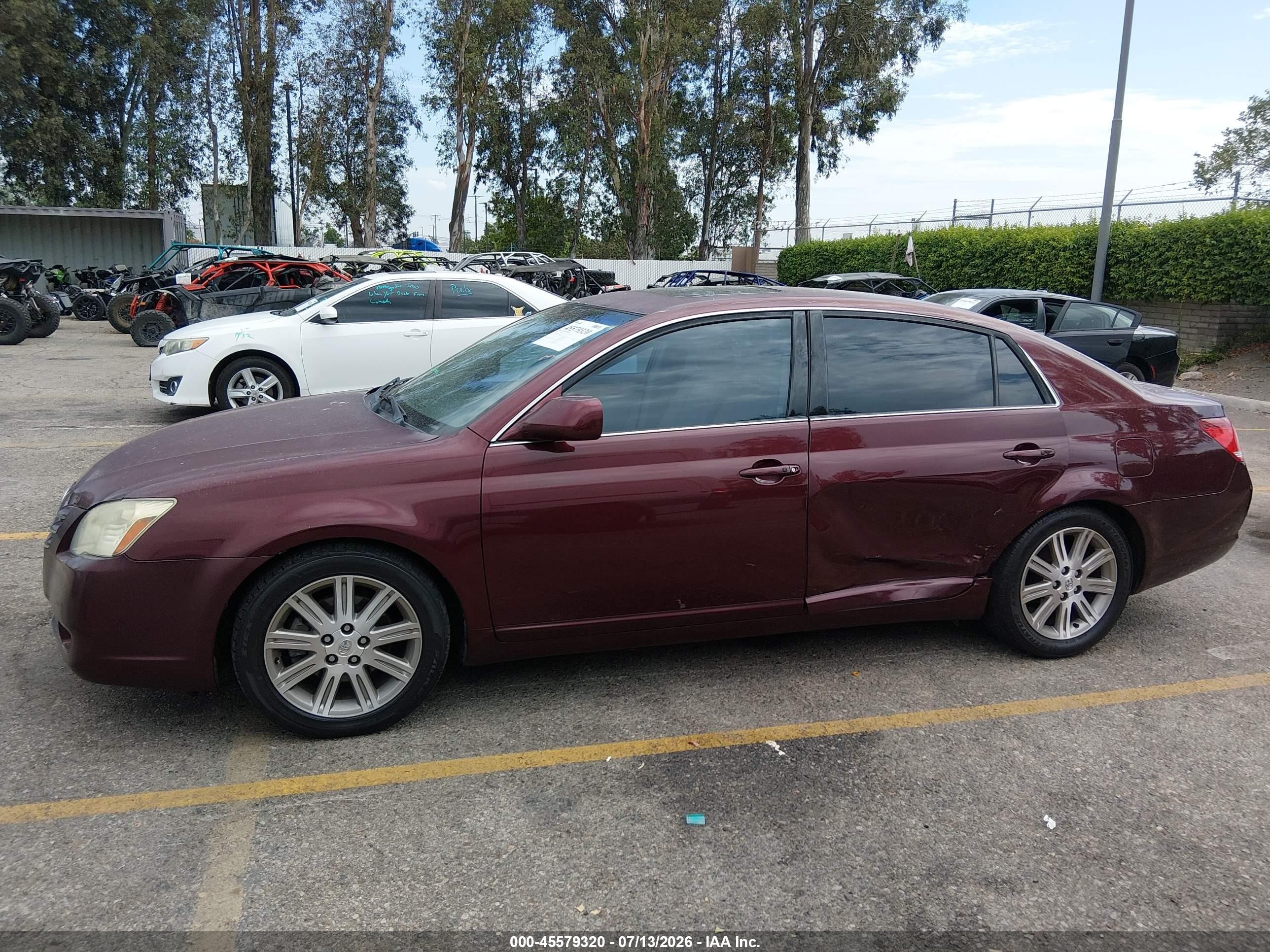 2006 Toyota Avalon Limited Burgundy vin: 4T1BK36B26U167373