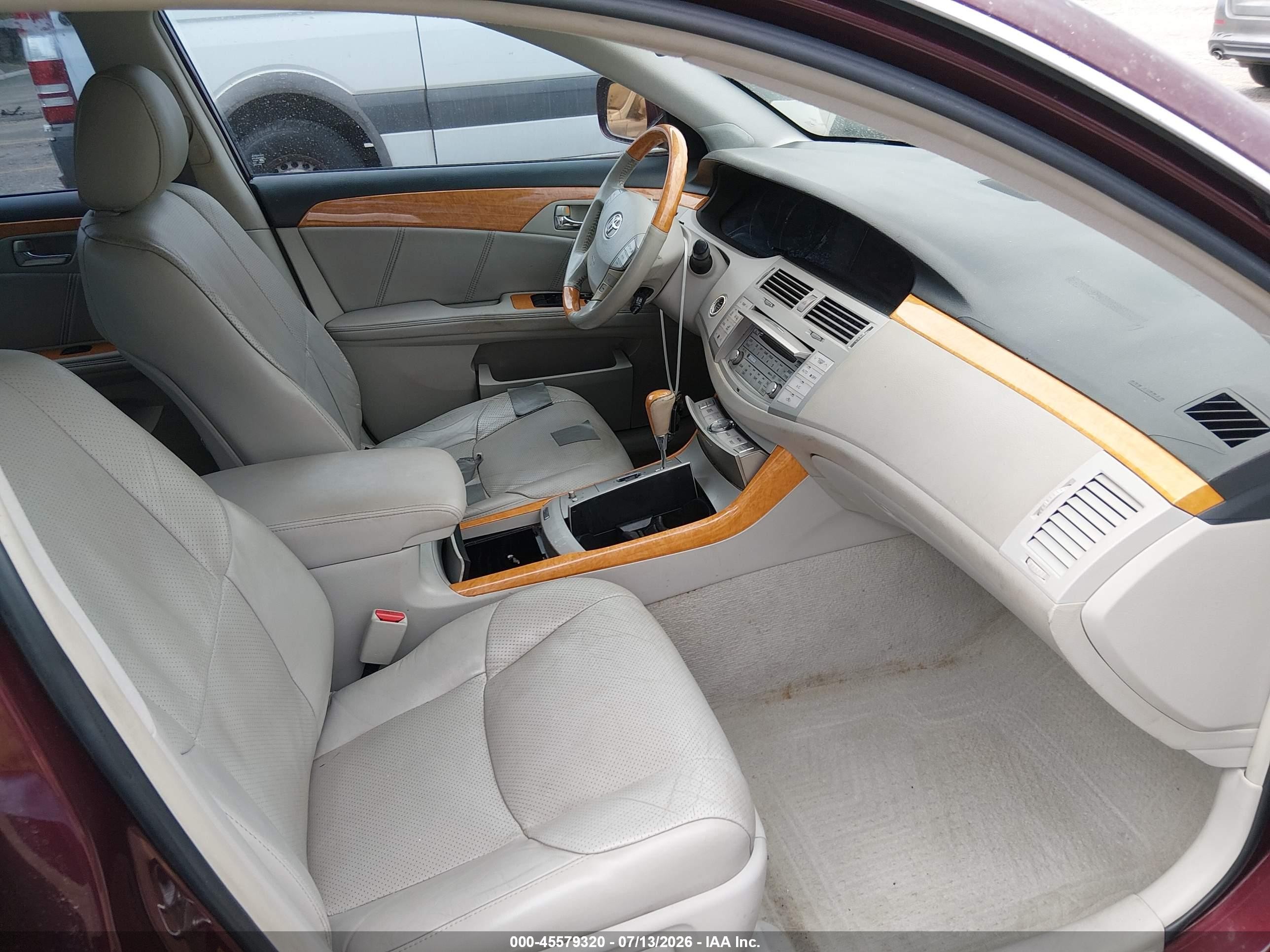 2006 Toyota Avalon Limited Burgundy vin: 4T1BK36B26U167373