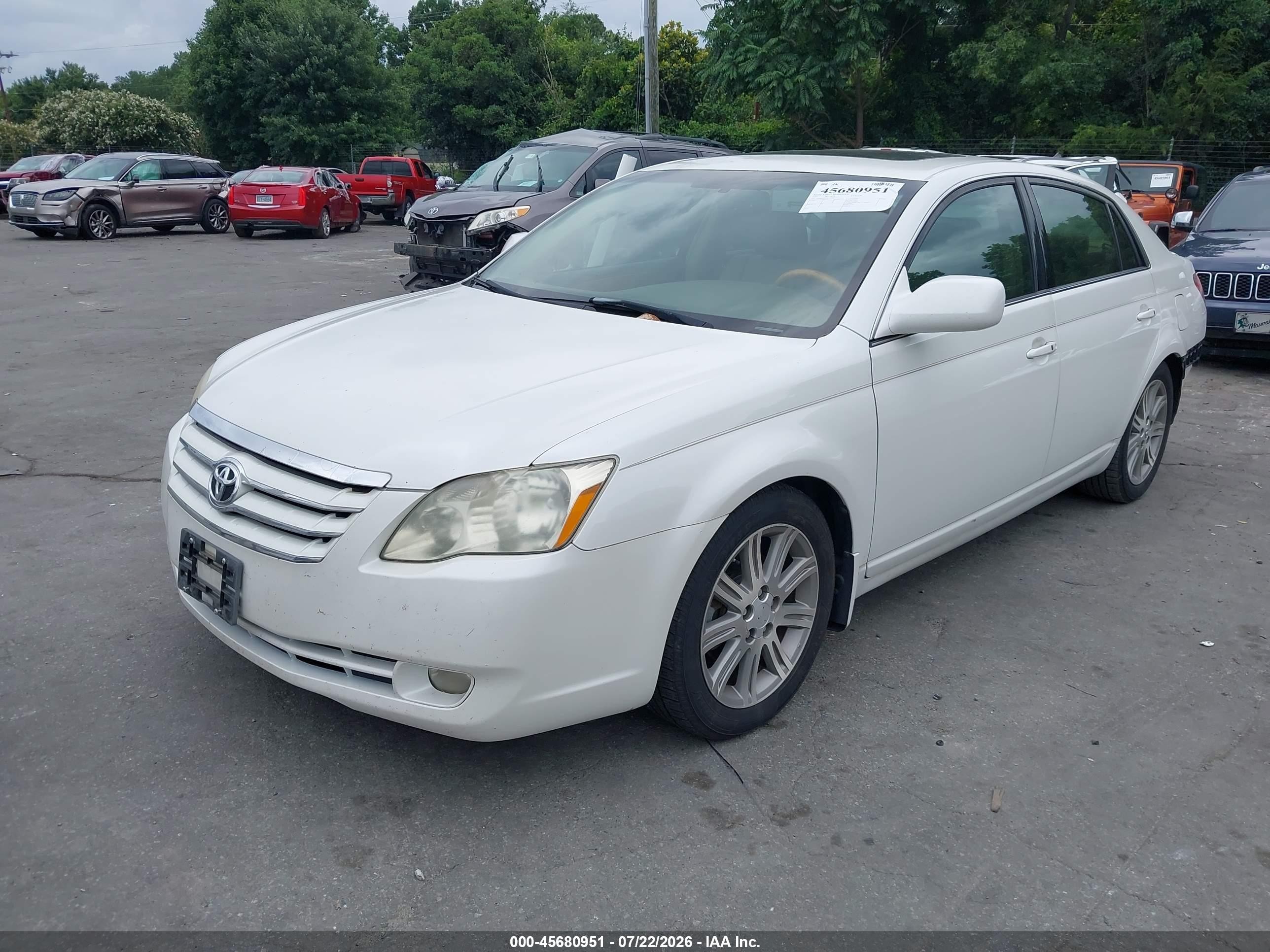 2007 Toyota Avalon Limited White vin: 4T1BK36B27U171697