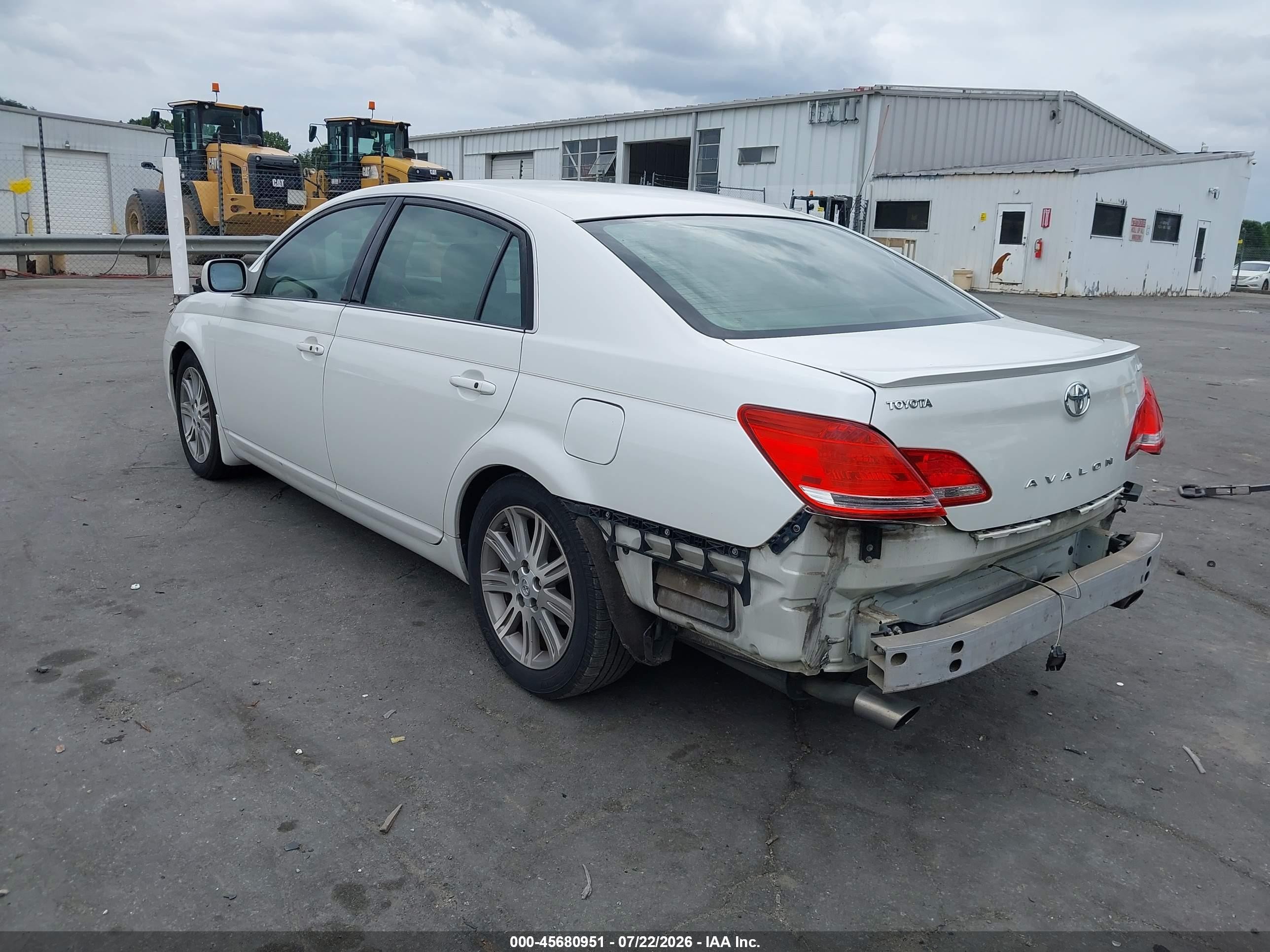 2007 Toyota Avalon Limited White vin: 4T1BK36B27U171697