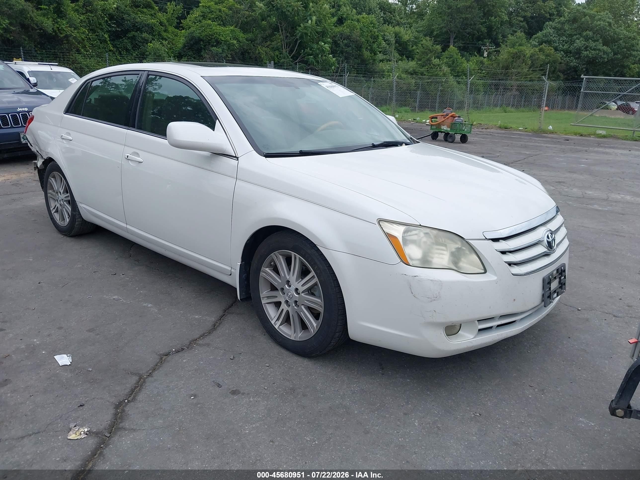 2007 Toyota Avalon Limited White vin: 4T1BK36B27U171697