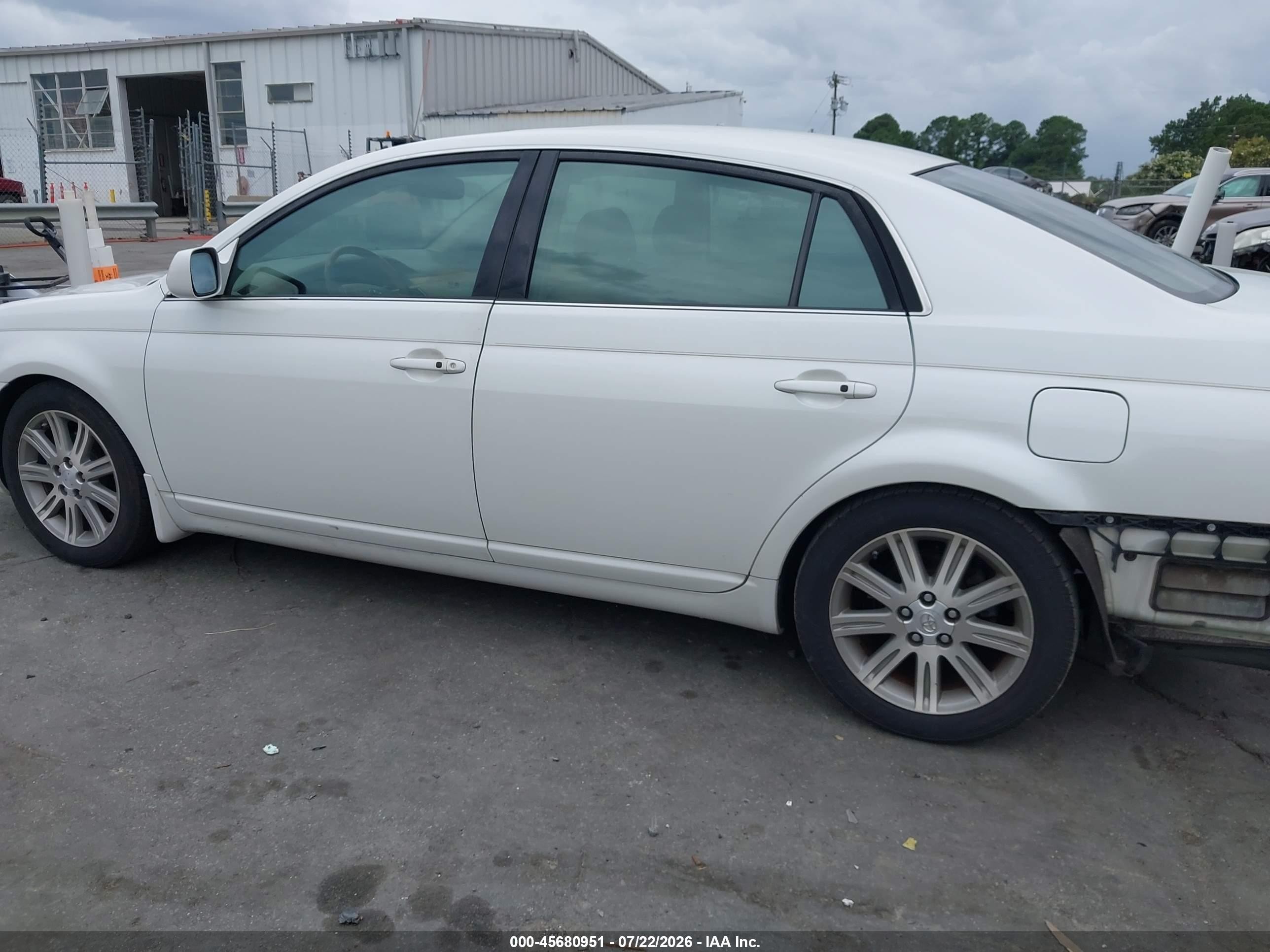 2007 Toyota Avalon Limited White vin: 4T1BK36B27U171697