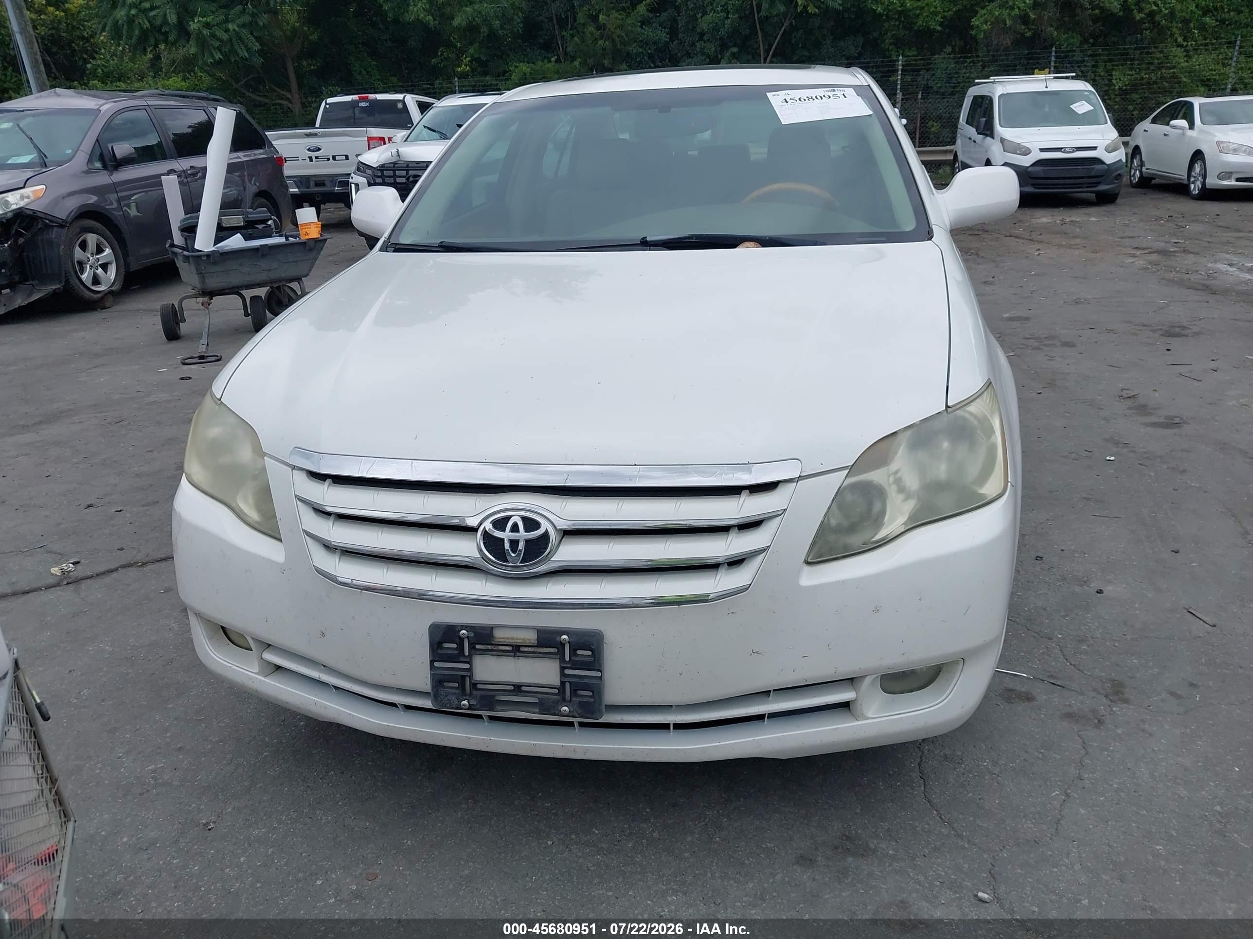 2007 Toyota Avalon Limited White vin: 4T1BK36B27U171697