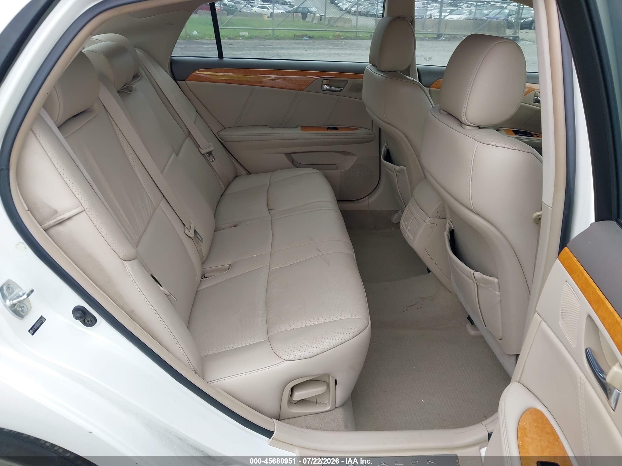 2007 Toyota Avalon Limited White vin: 4T1BK36B27U171697