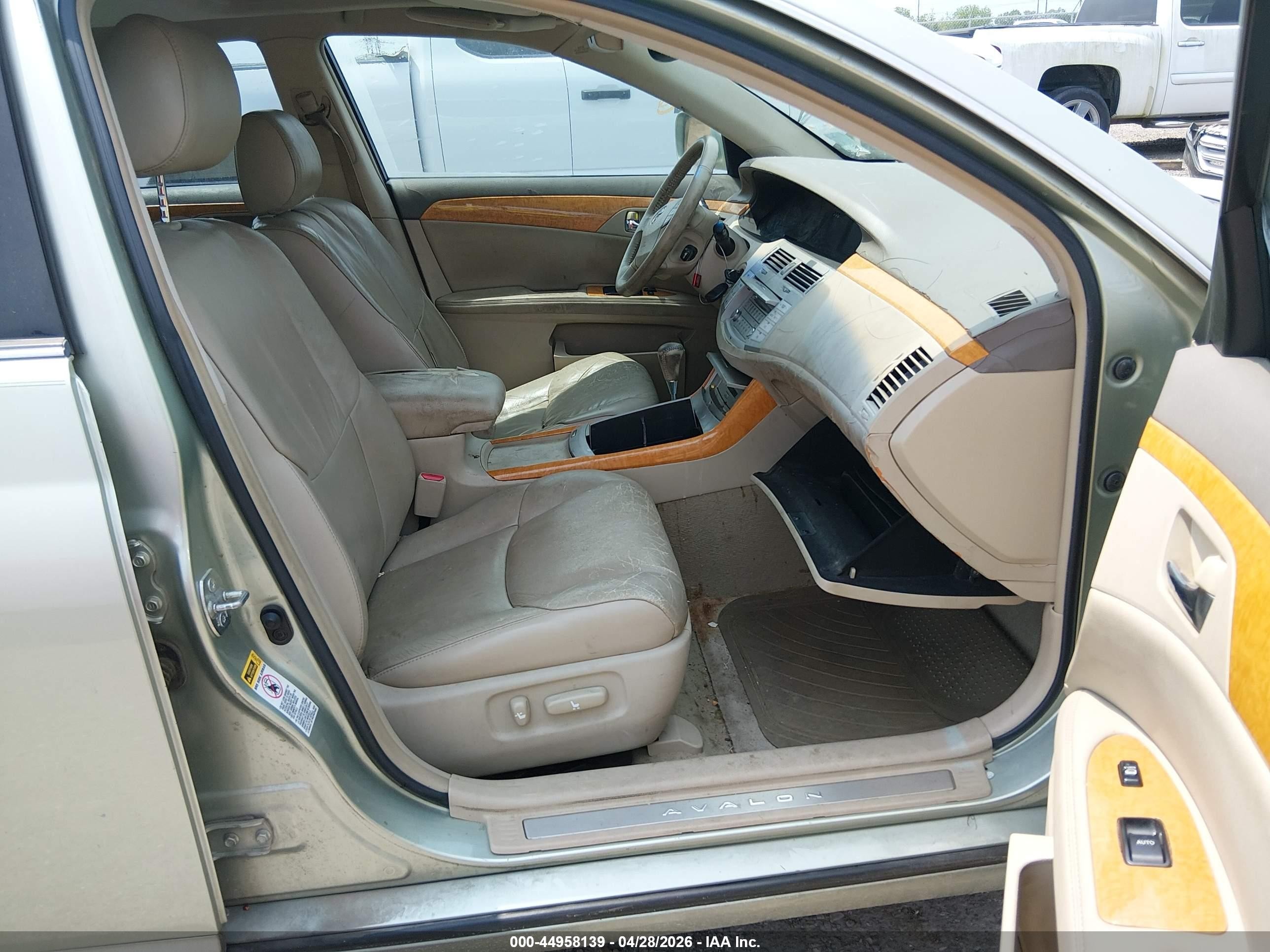 2007 Toyota Avalon Xls Green vin: 4T1BK36B27U191688
