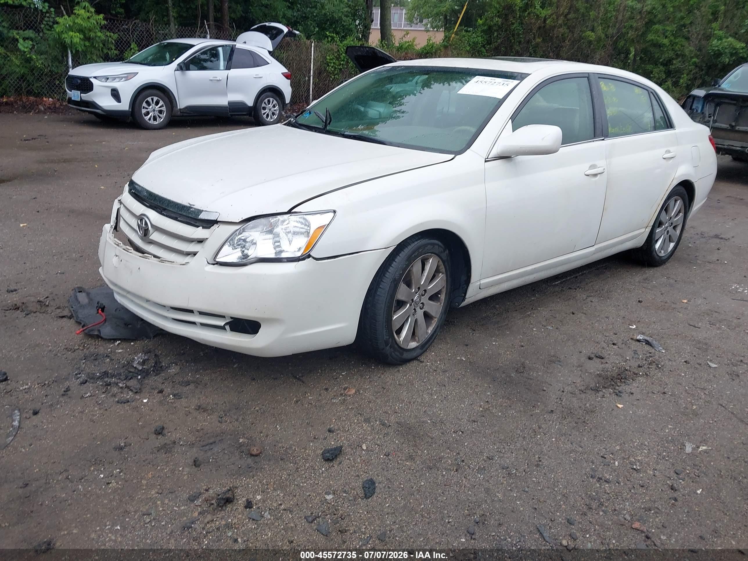 2007 Toyota Avalon Xls White vin: 4T1BK36B27U215102