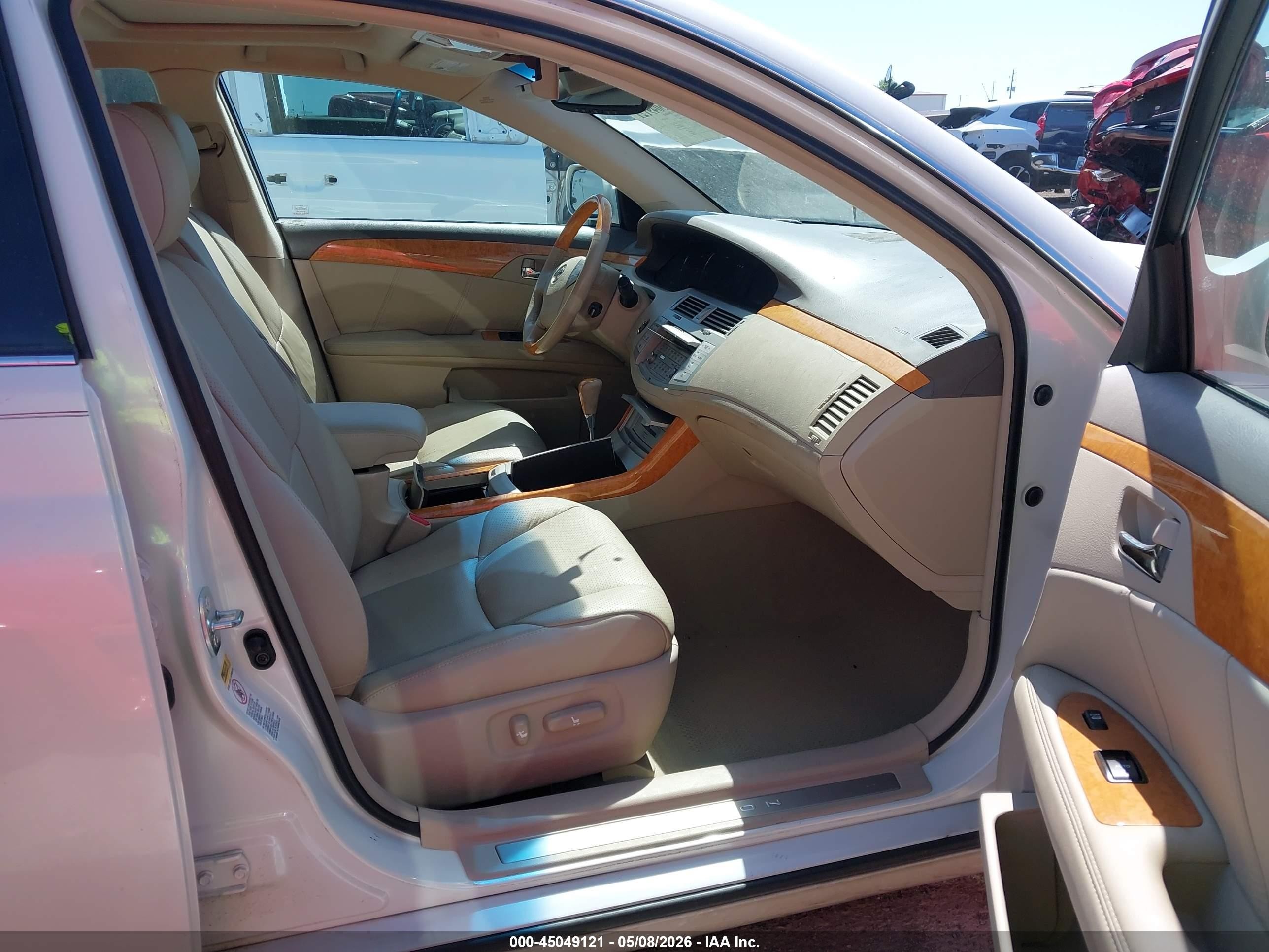 2007 Toyota Avalon Limited White vin: 4T1BK36B27U216847