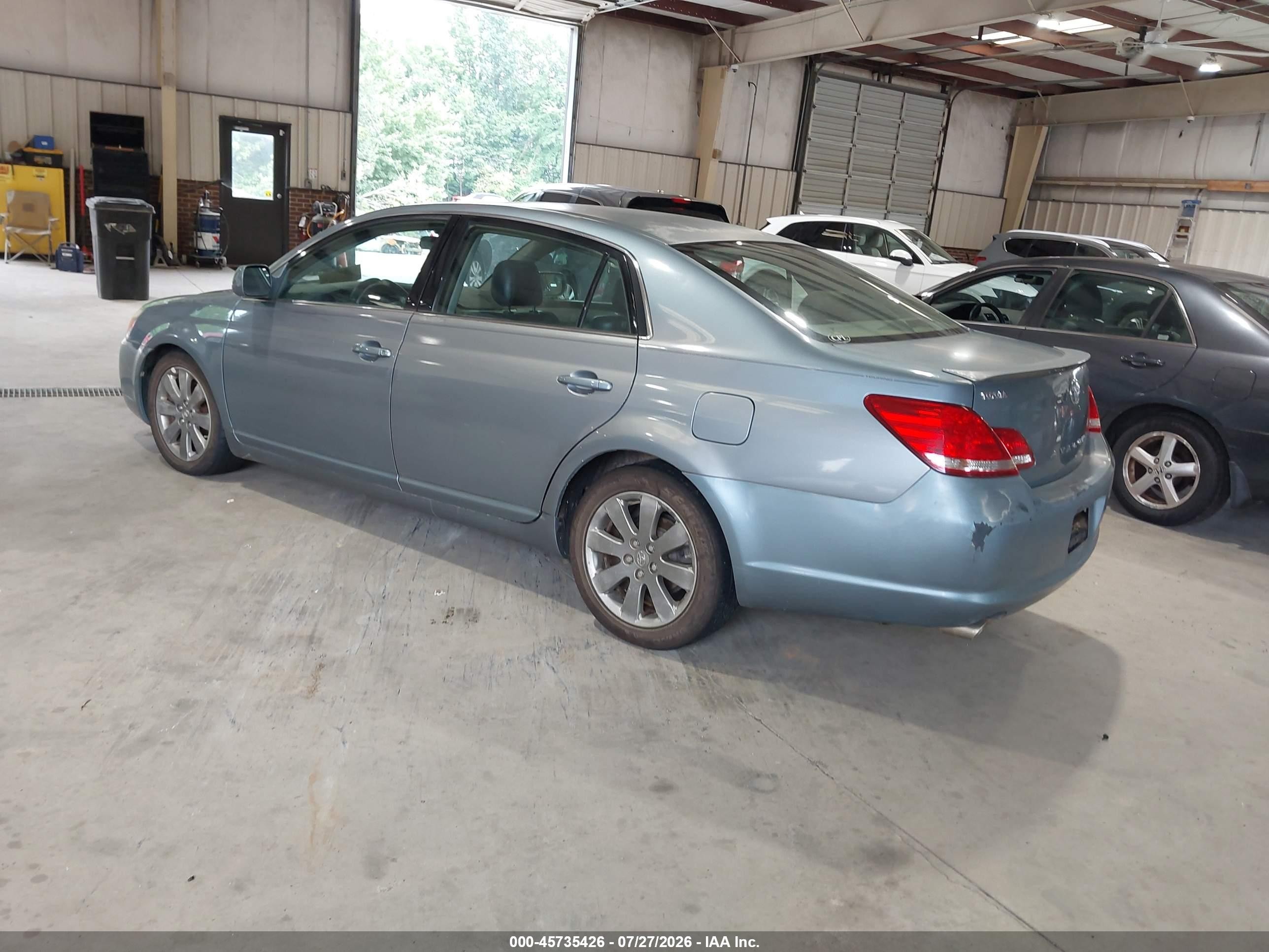 2007 Toyota Avalon Touring Light Blue vin: 4T1BK36B27U222356