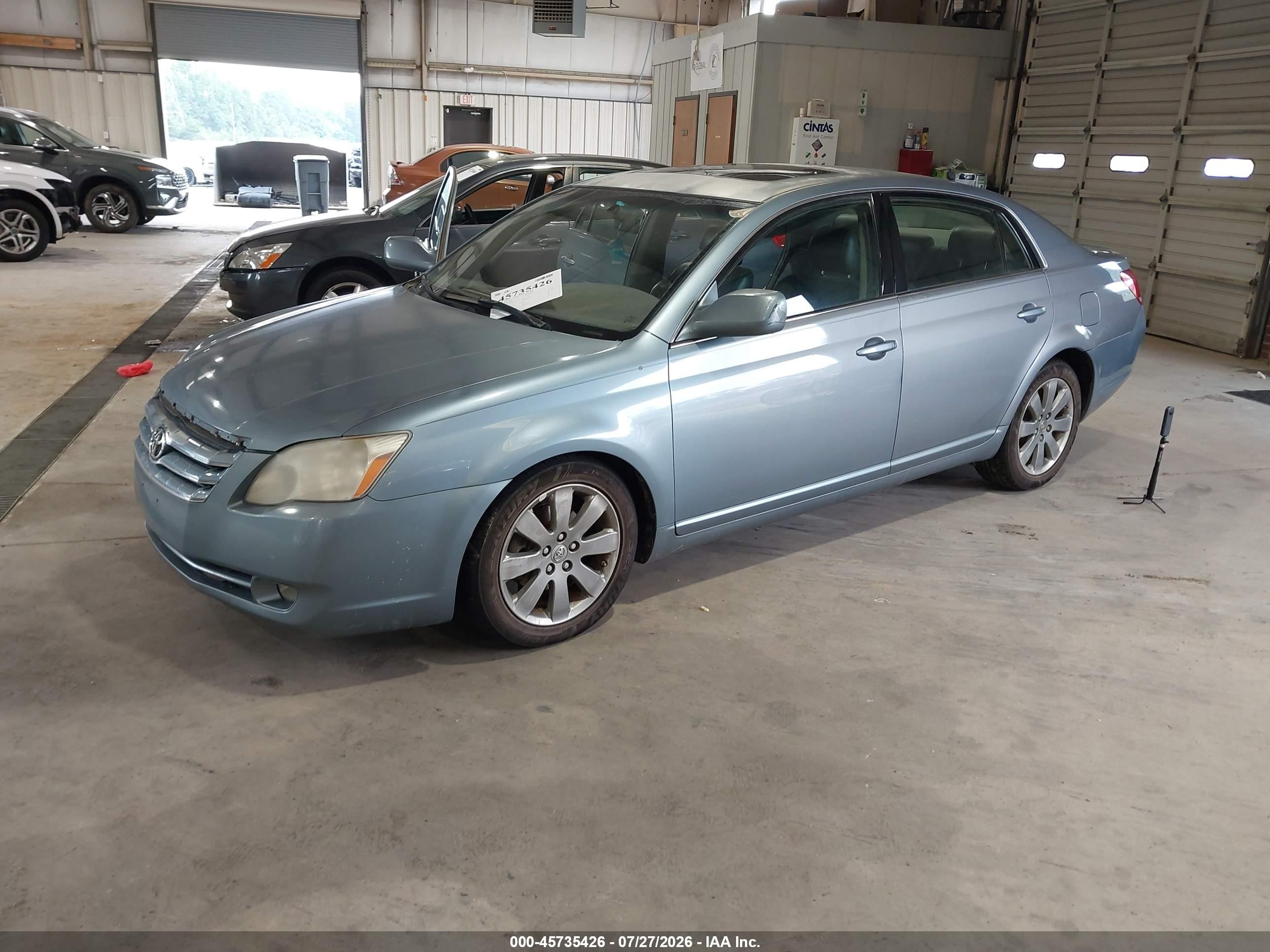 2007 Toyota Avalon Touring Light Blue vin: 4T1BK36B27U222356
