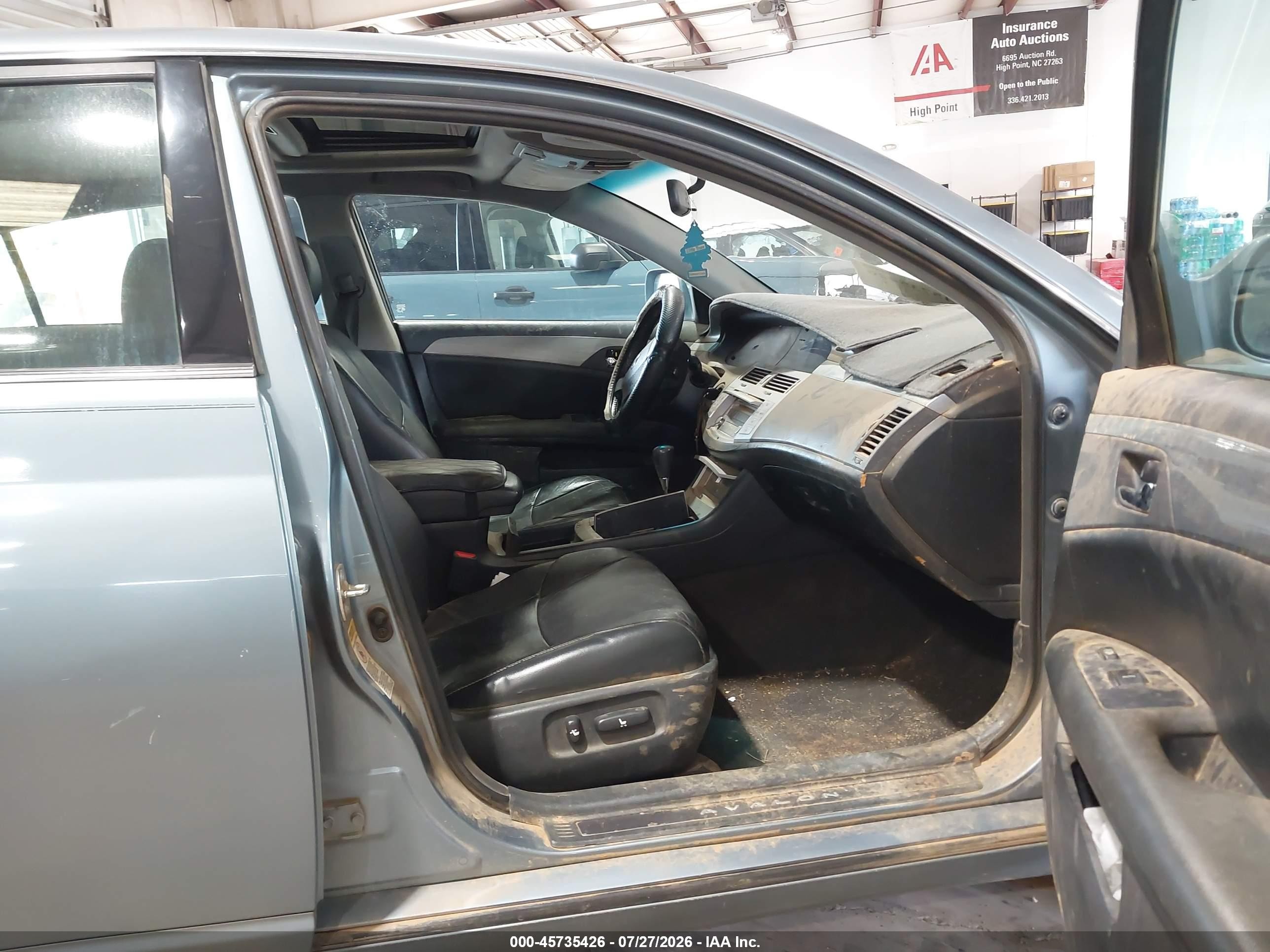 2007 Toyota Avalon Touring Light Blue vin: 4T1BK36B27U222356