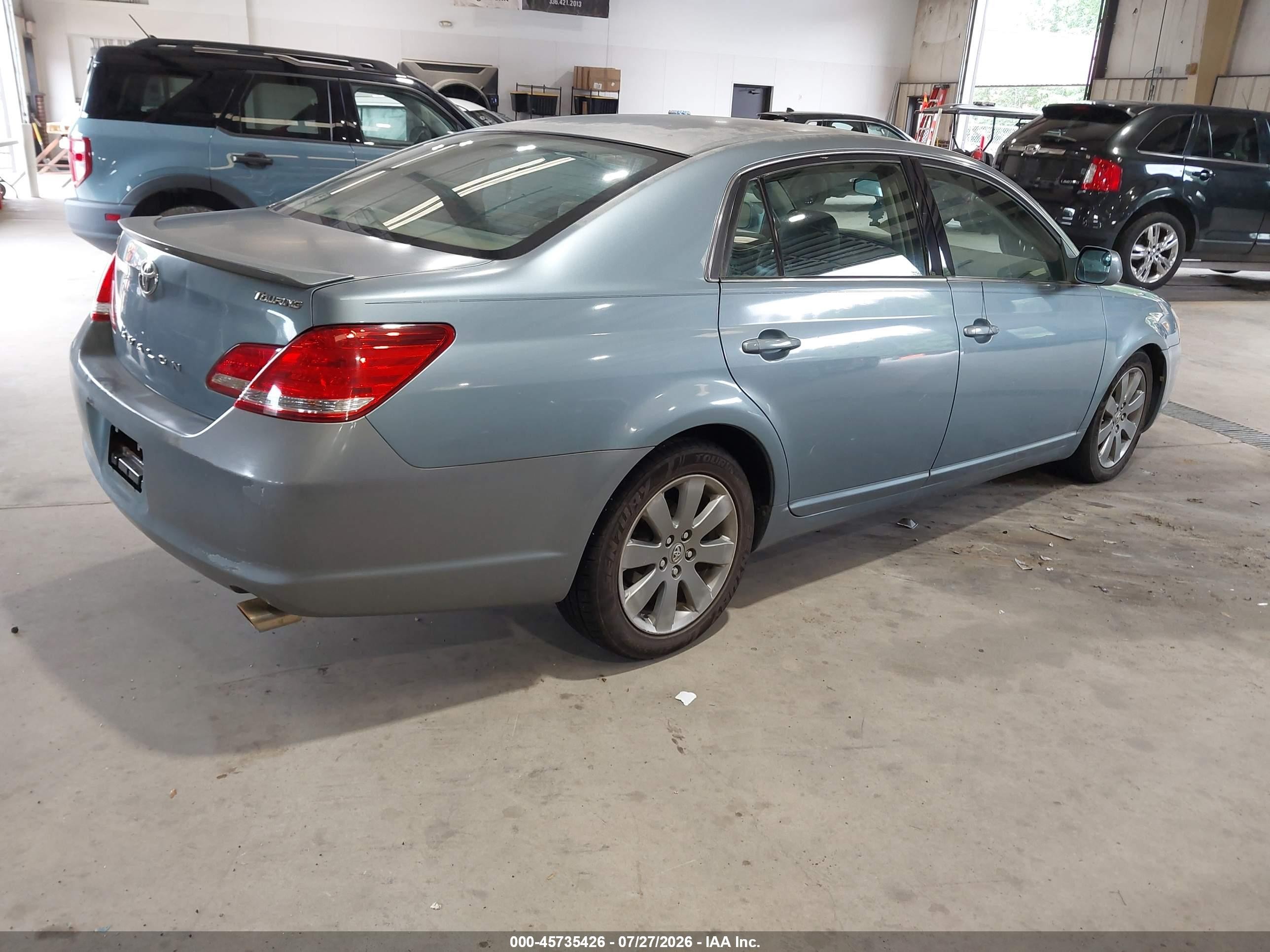 2007 Toyota Avalon Touring Light Blue vin: 4T1BK36B27U222356