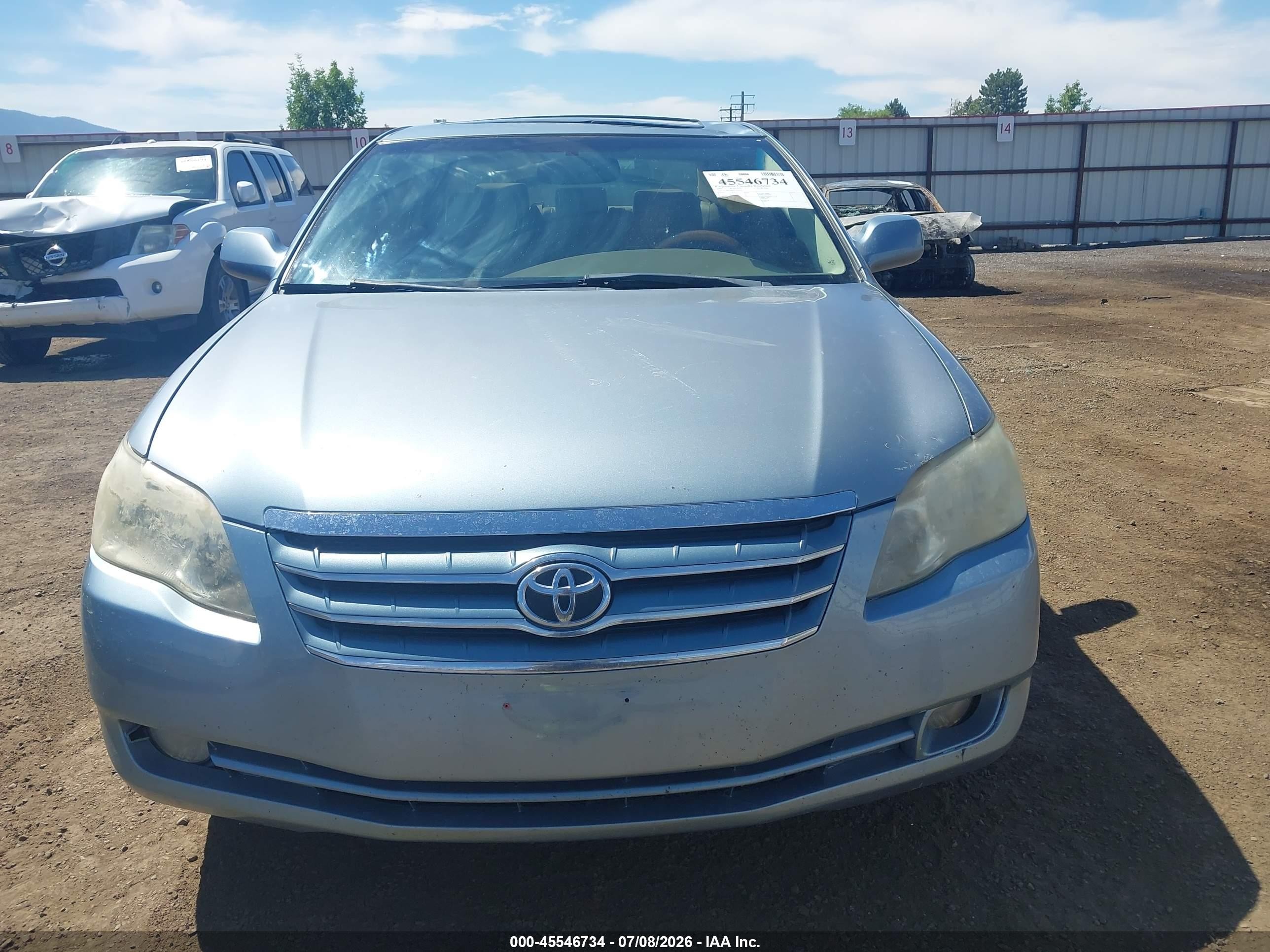 2007 Toyota Avalon Limited Light Blue vin: 4T1BK36B27U224270