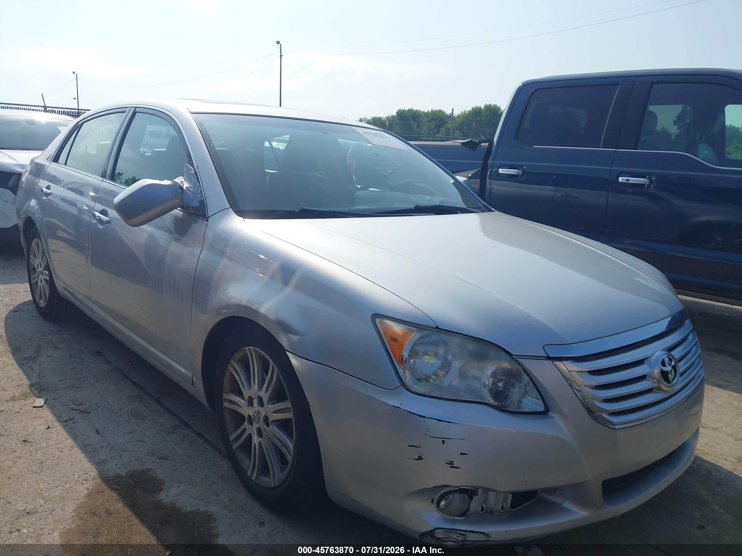 2008 Toyota Avalon Limited Серебряный vin: 4T1BK36B28U260848