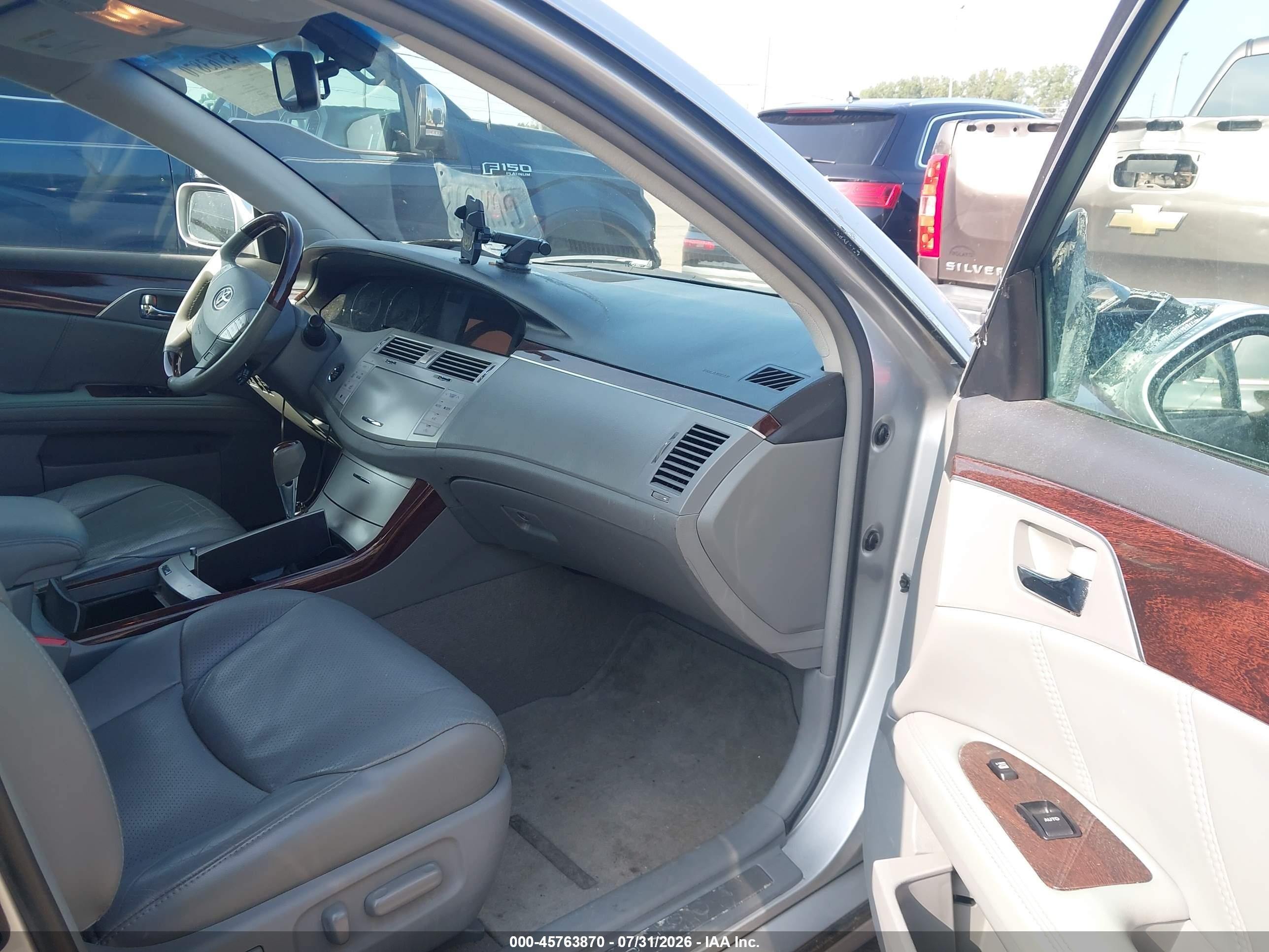 2008 Toyota Avalon Limited Серебряный vin: 4T1BK36B28U260848