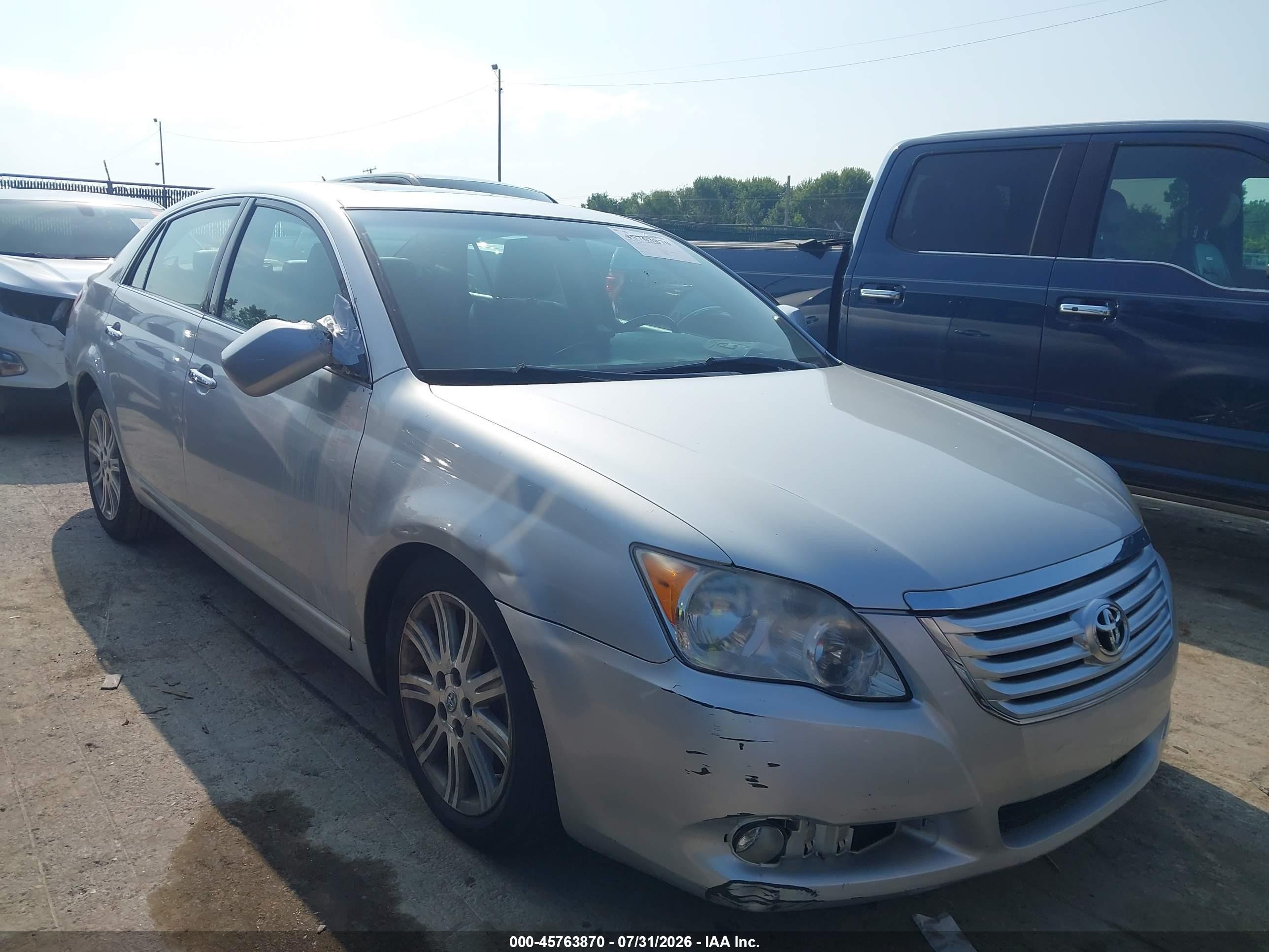 2008 Toyota Avalon Limited Серебряный vin: 4T1BK36B28U260848