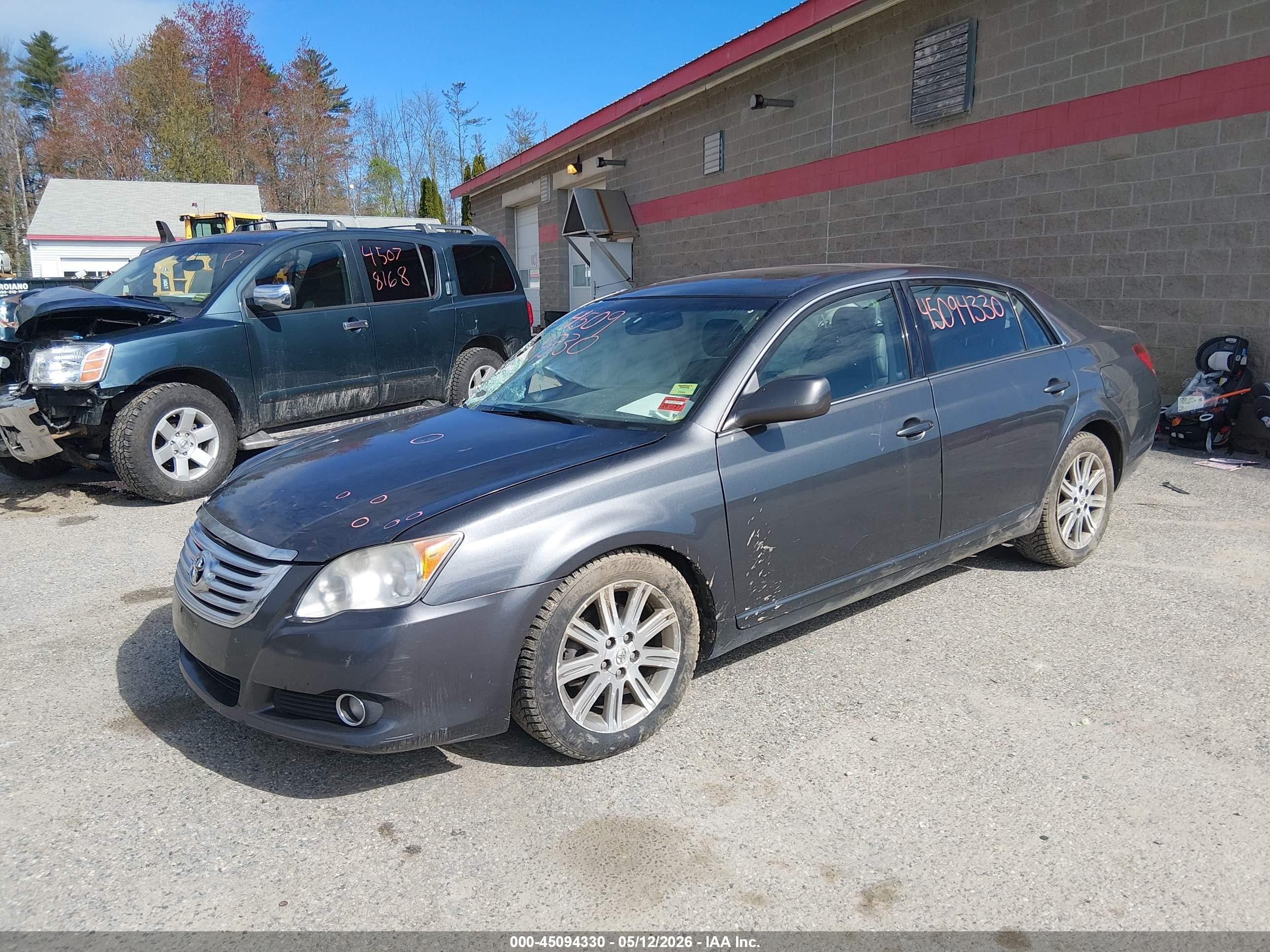 2008 Toyota Avalon Xls Серый vin: 4T1BK36B28U265287