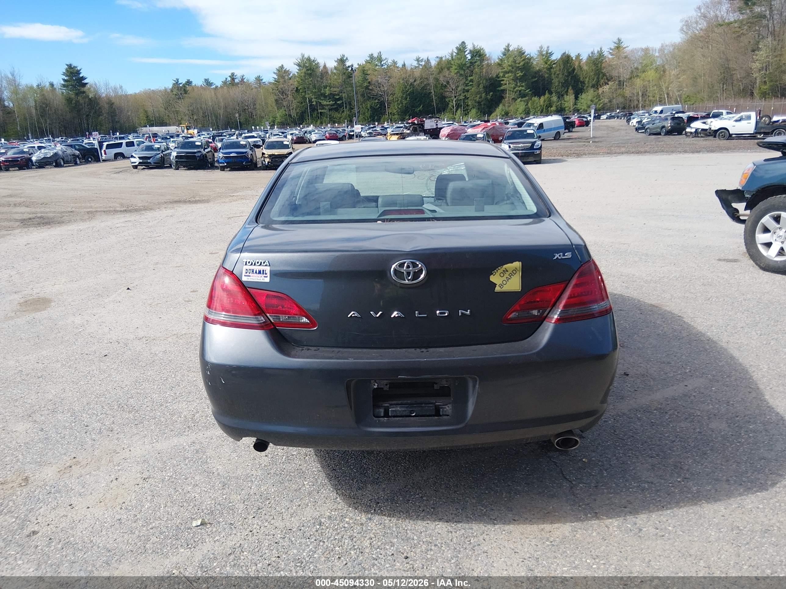 2008 Toyota Avalon Xls Серый vin: 4T1BK36B28U265287