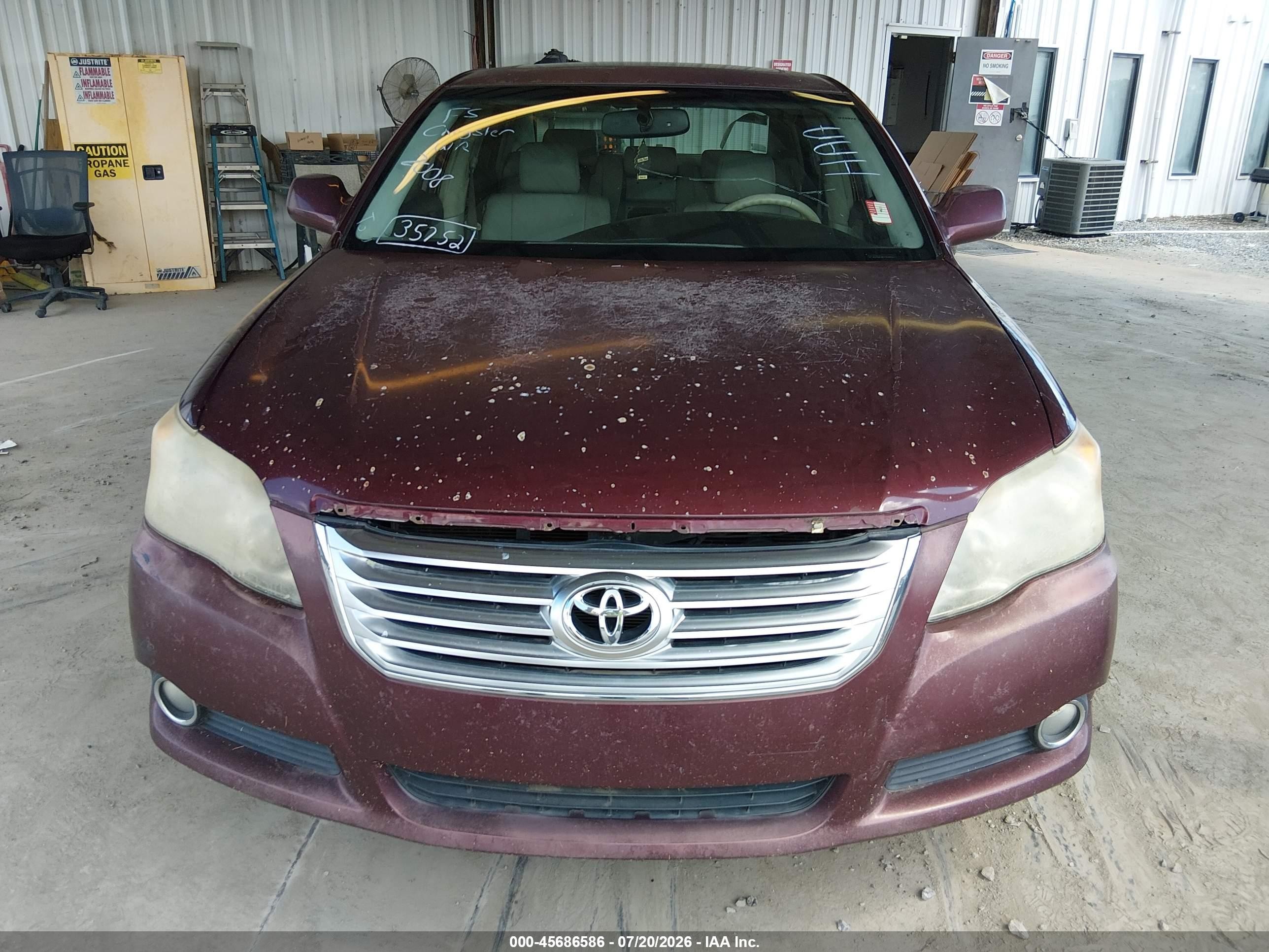 2008 Toyota Avalon Xls Burgundy vin: 4T1BK36B28U266858
