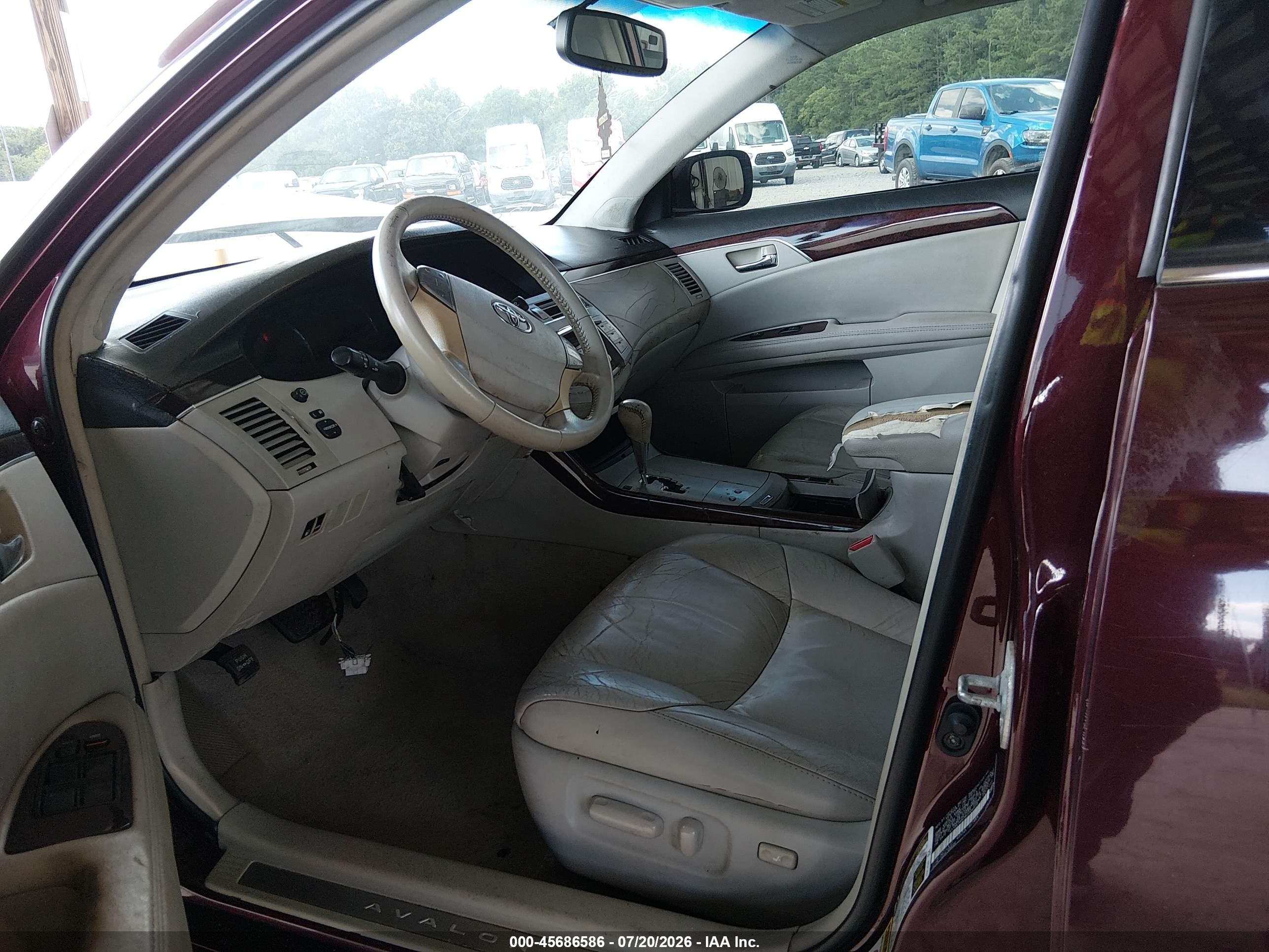 2008 Toyota Avalon Xls Burgundy vin: 4T1BK36B28U266858