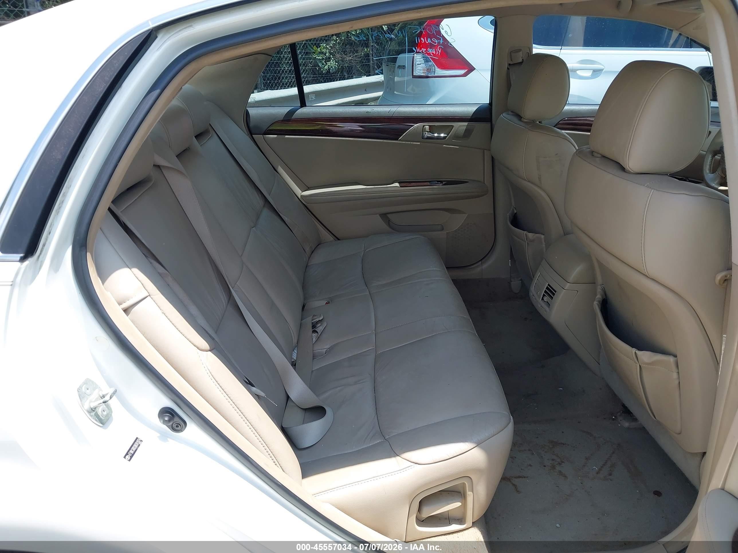 2008 Toyota Avalon Xls White vin: 4T1BK36B28U301074