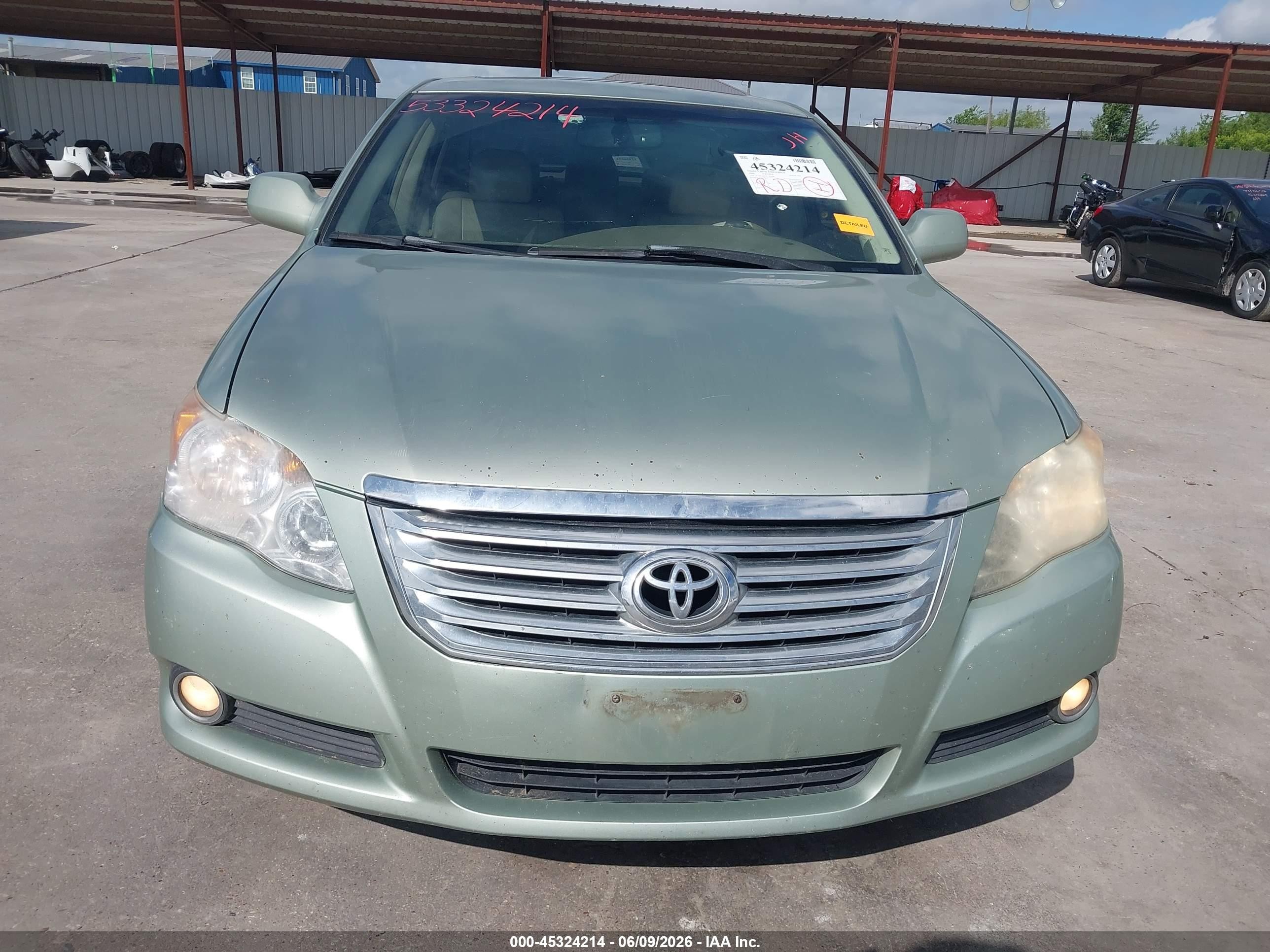 2008 Toyota Avalon Xls Зеленый vin: 4T1BK36B28U305495
