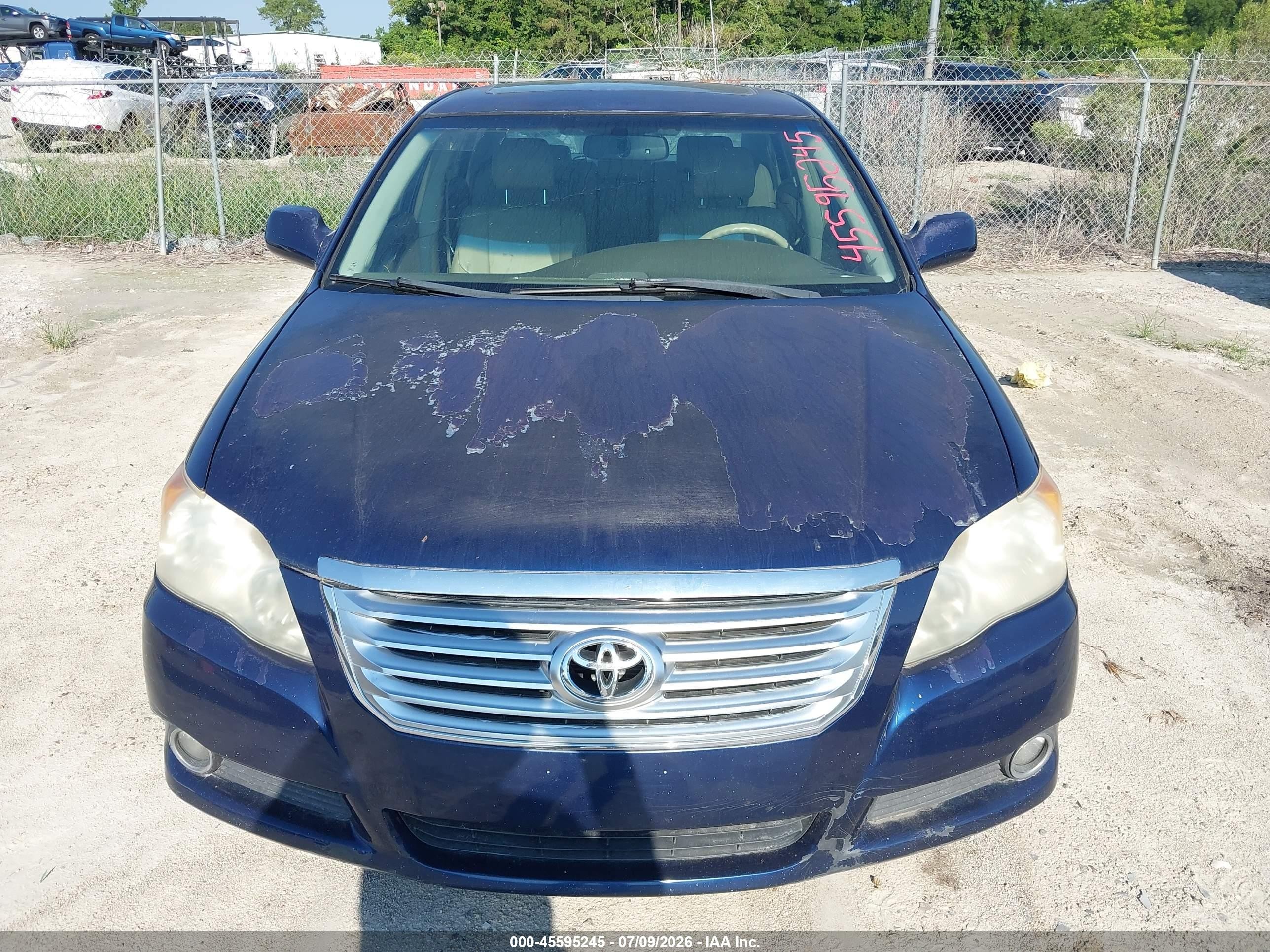 2008 Toyota Avalon Xls Blue vin: 4T1BK36B28U312382