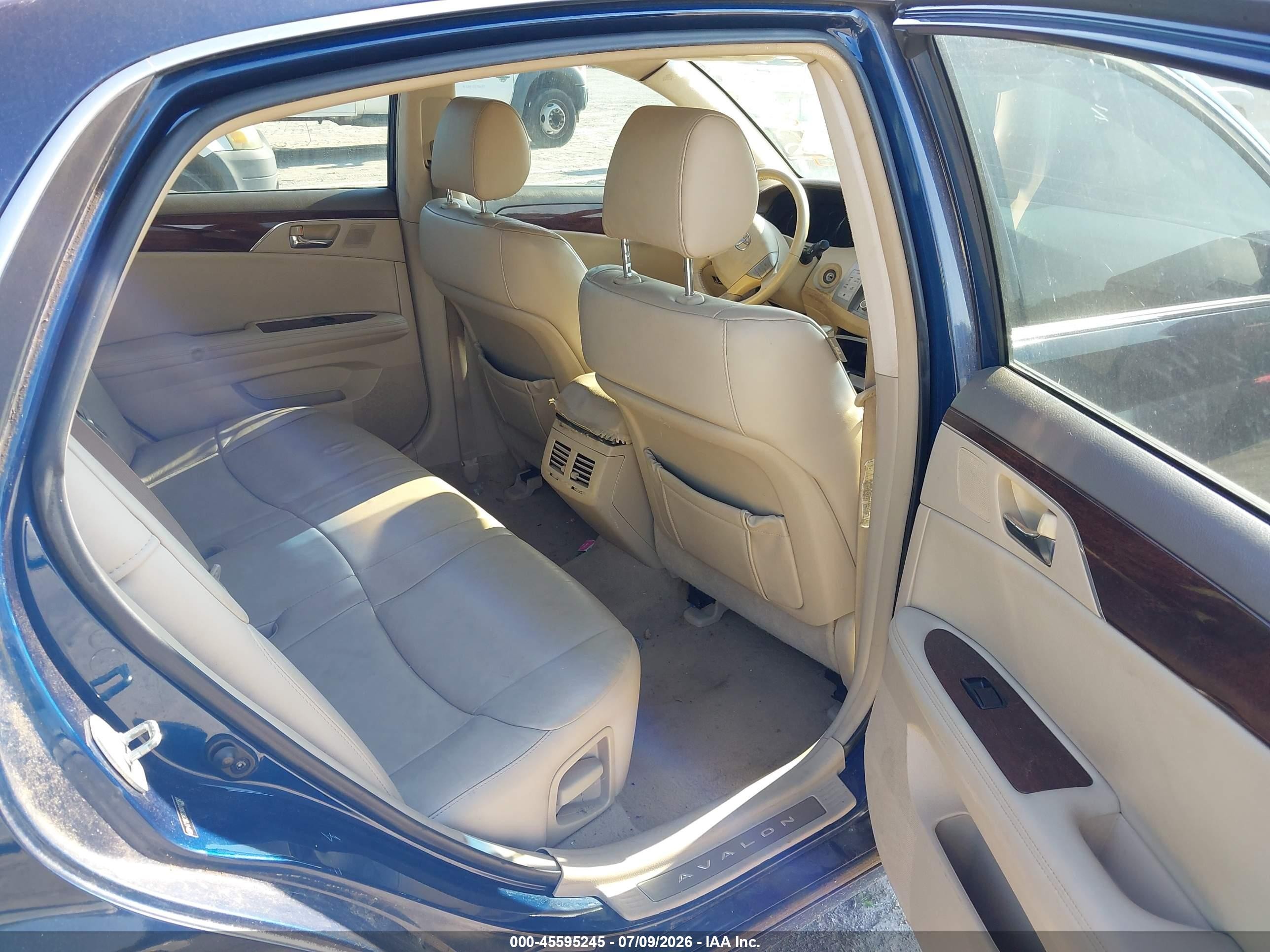 2008 Toyota Avalon Xls Blue vin: 4T1BK36B28U312382