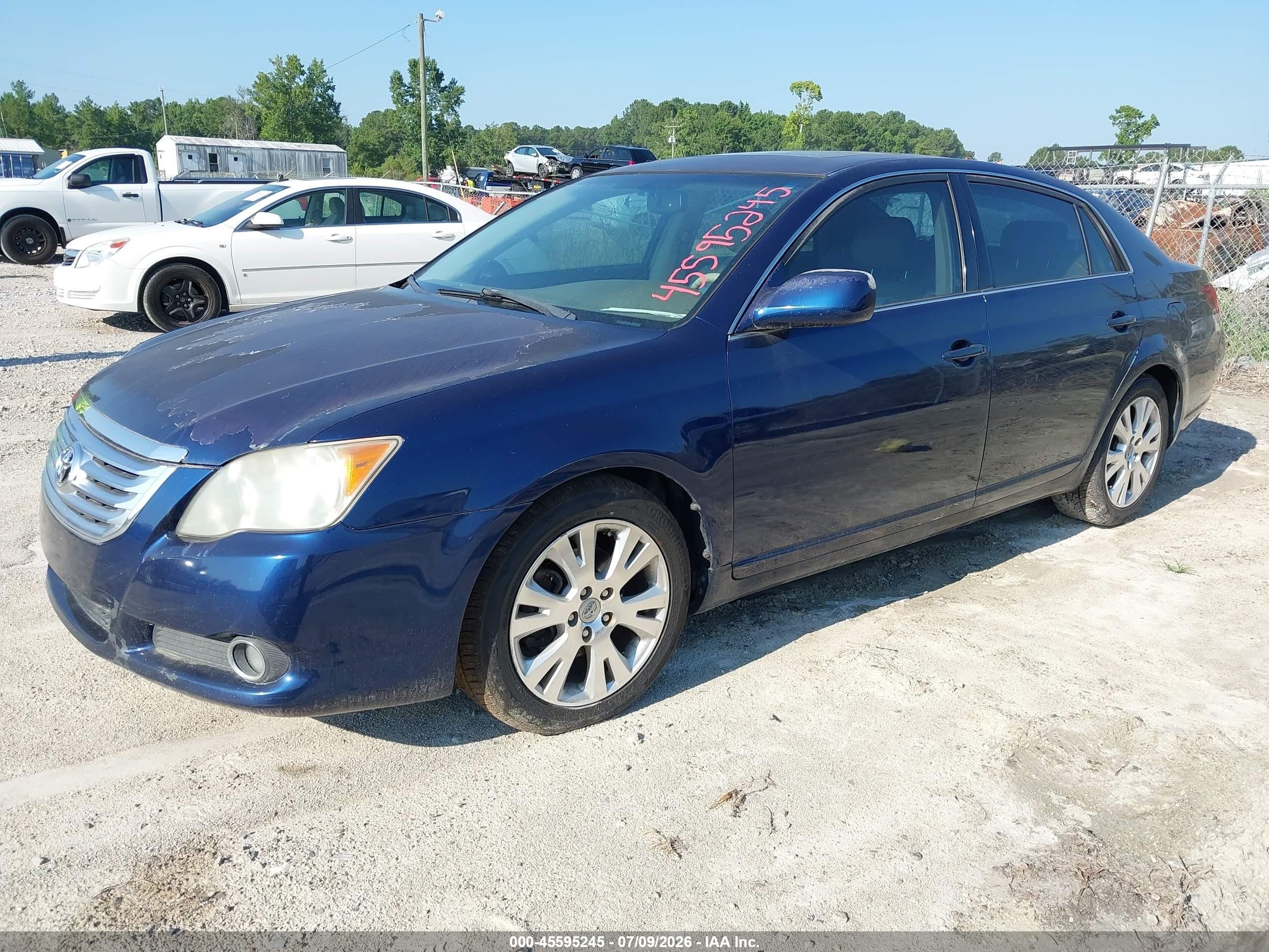 2008 Toyota Avalon Xls Blue vin: 4T1BK36B28U312382
