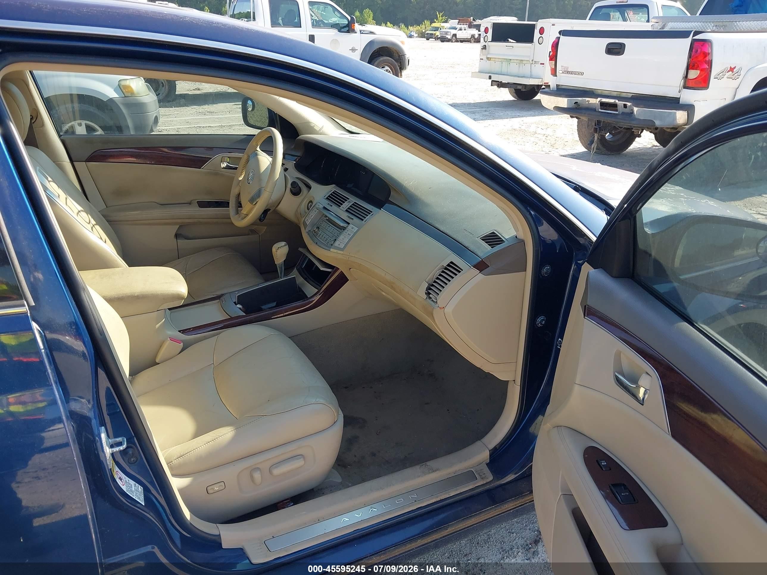 2008 Toyota Avalon Xls Blue vin: 4T1BK36B28U312382