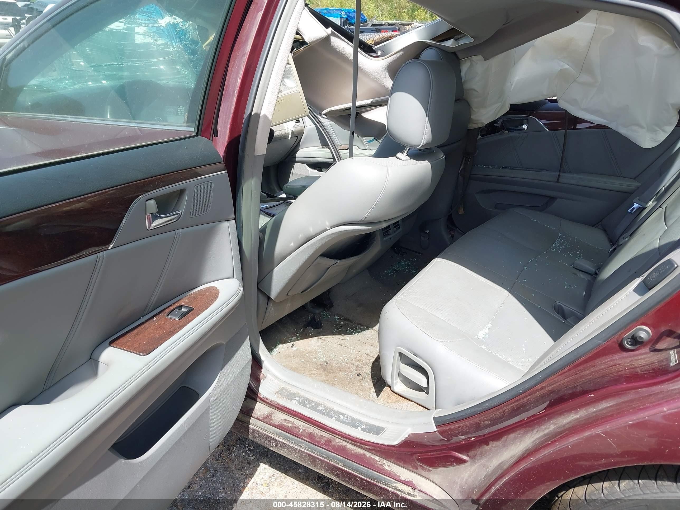 2009 Toyota Avalon Limited Maroon vin: 4T1BK36B29U340118