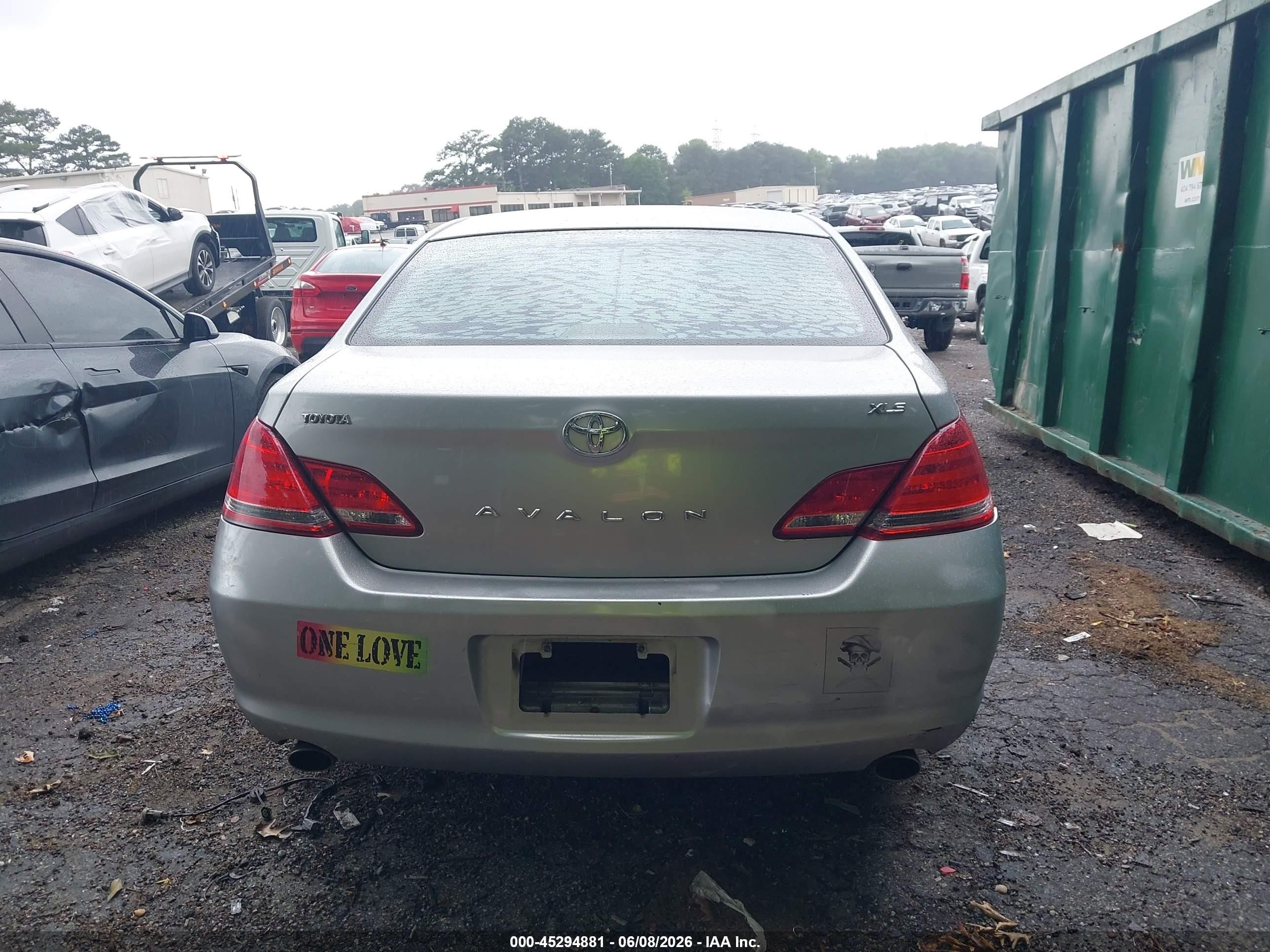 2005 Toyota Avalon Xl/xls/touring/limited Silver vin: 4T1BK36B35U005847