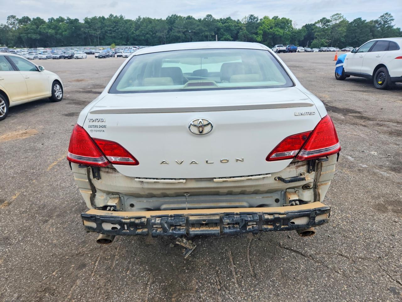 2005 Toyota Avalon Limited White vin: 4T1BK36B35U010949
