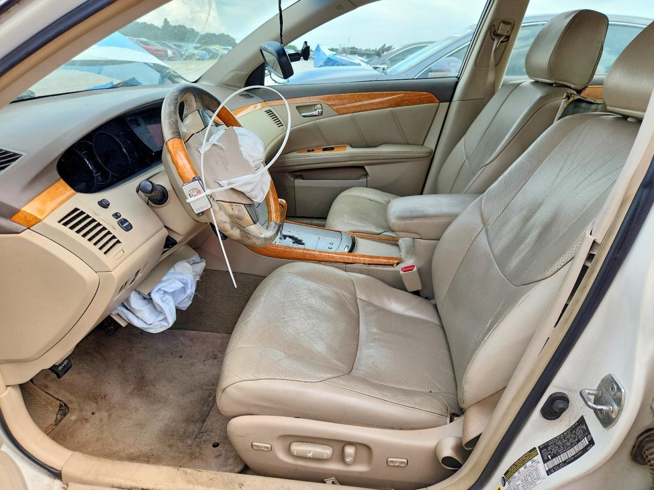 2005 Toyota Avalon Limited White vin: 4T1BK36B35U010949