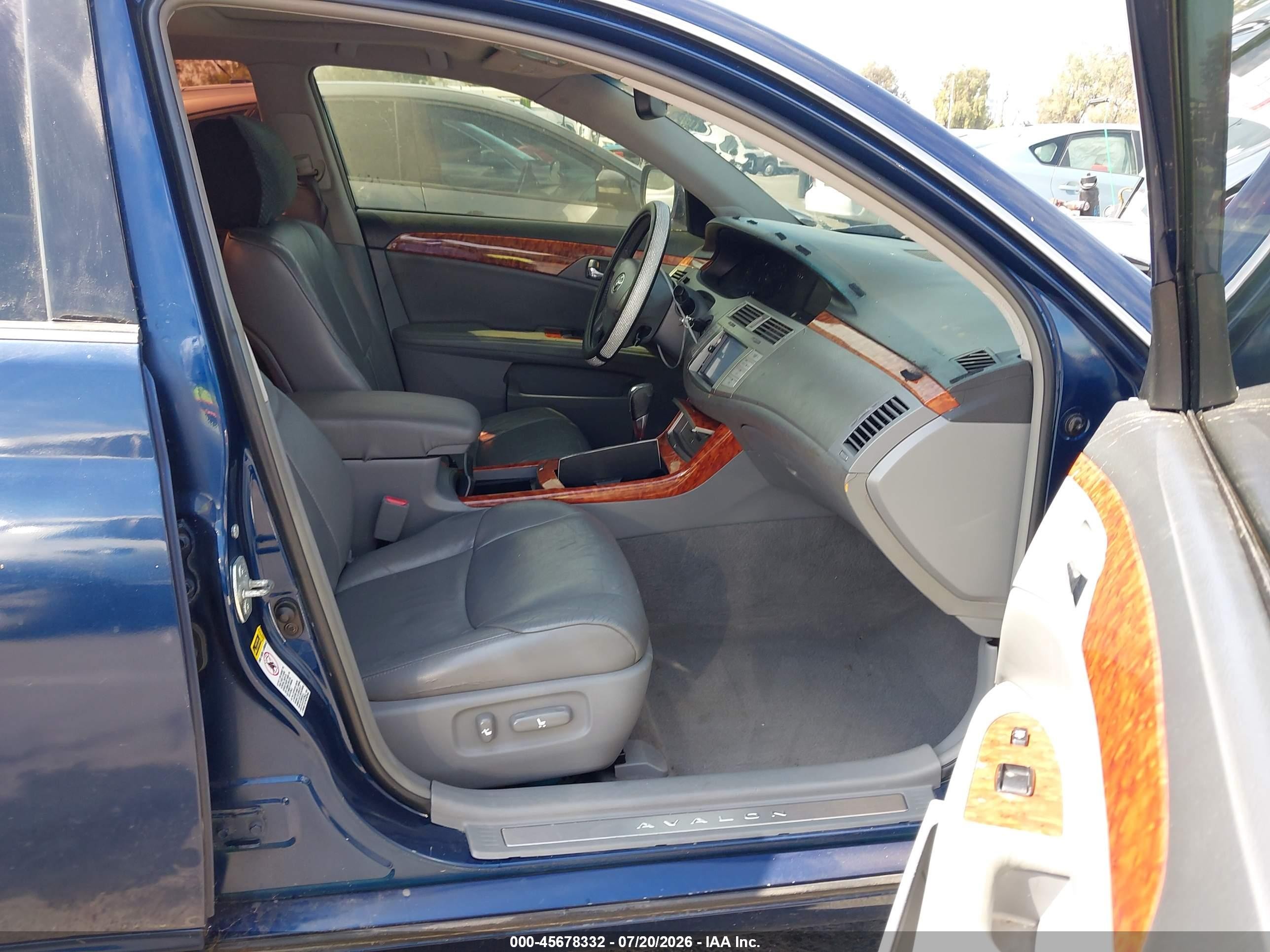 2005 Toyota Avalon Xls Blue vin: 4T1BK36B35U012409