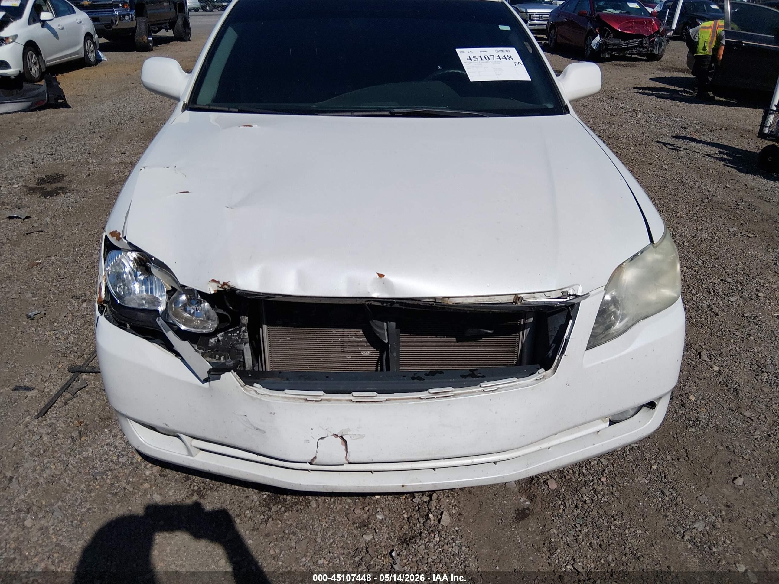 2005 Toyota Avalon Touring White vin: 4T1BK36B35U031574