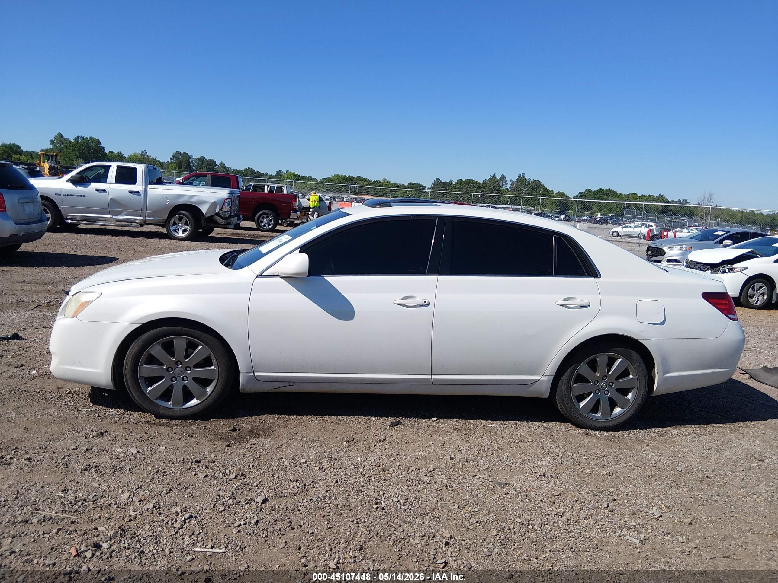 2005 Toyota Avalon Touring White vin: 4T1BK36B35U031574