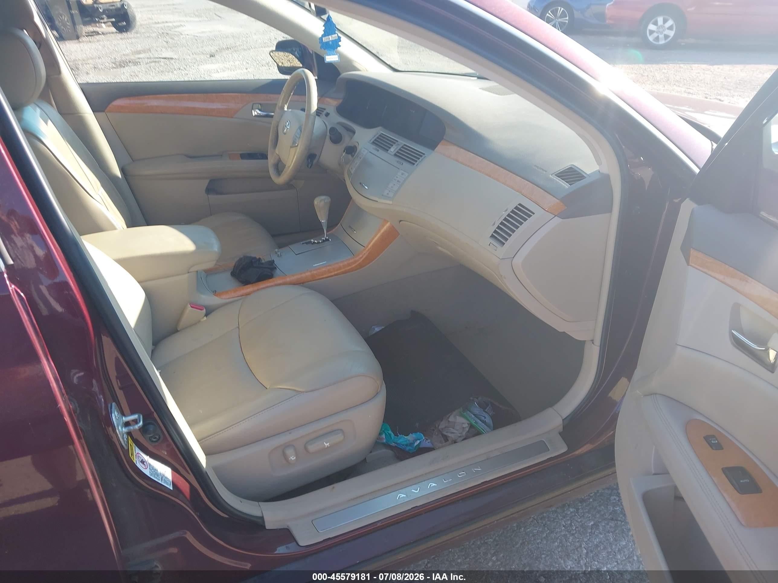 2005 Toyota Avalon Xls Burgundy vin: 4T1BK36B35U043787
