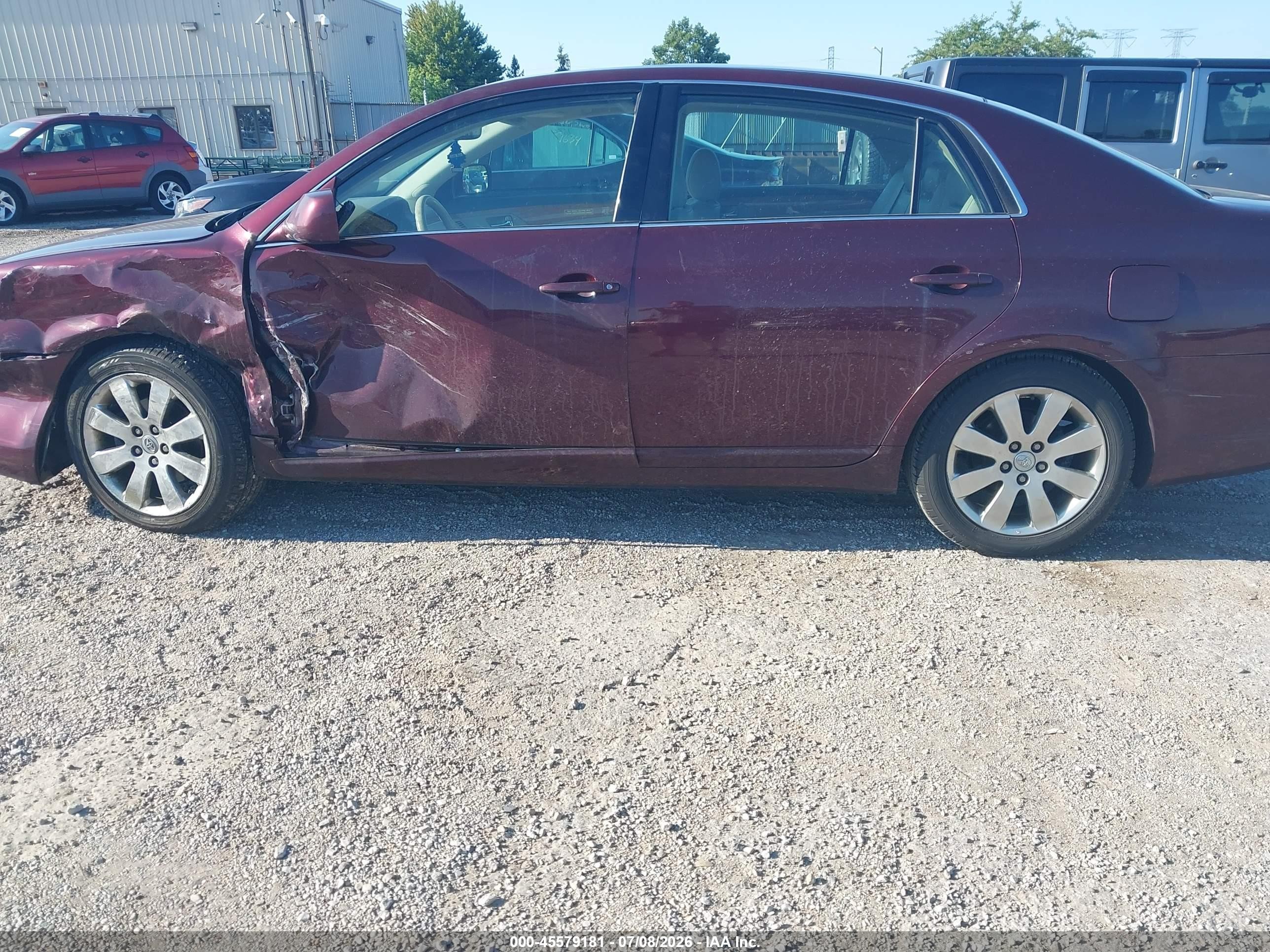 2005 Toyota Avalon Xls Burgundy vin: 4T1BK36B35U043787