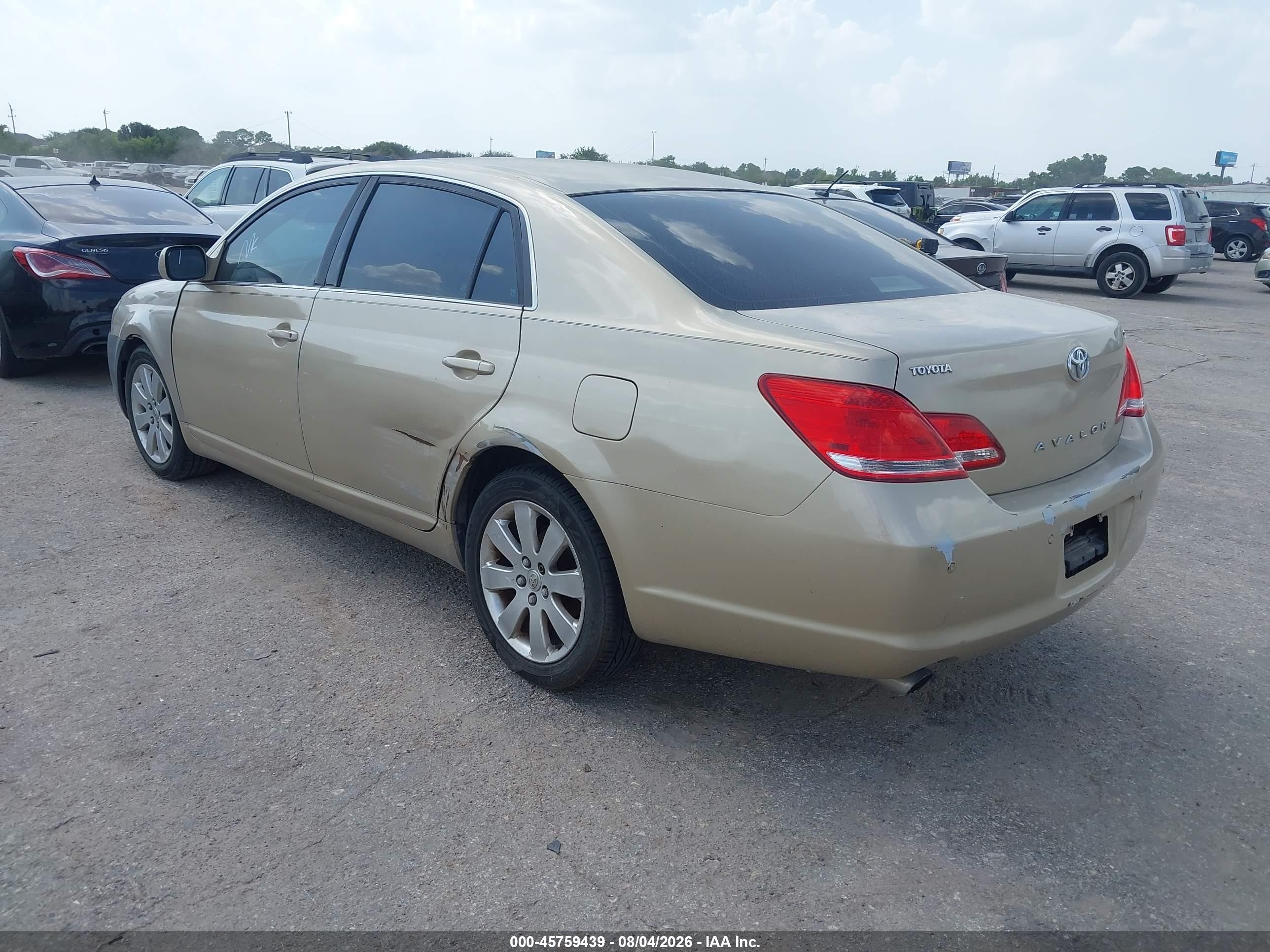 2005 Toyota Avalon Xls Бежевый vin: 4T1BK36B35U049038