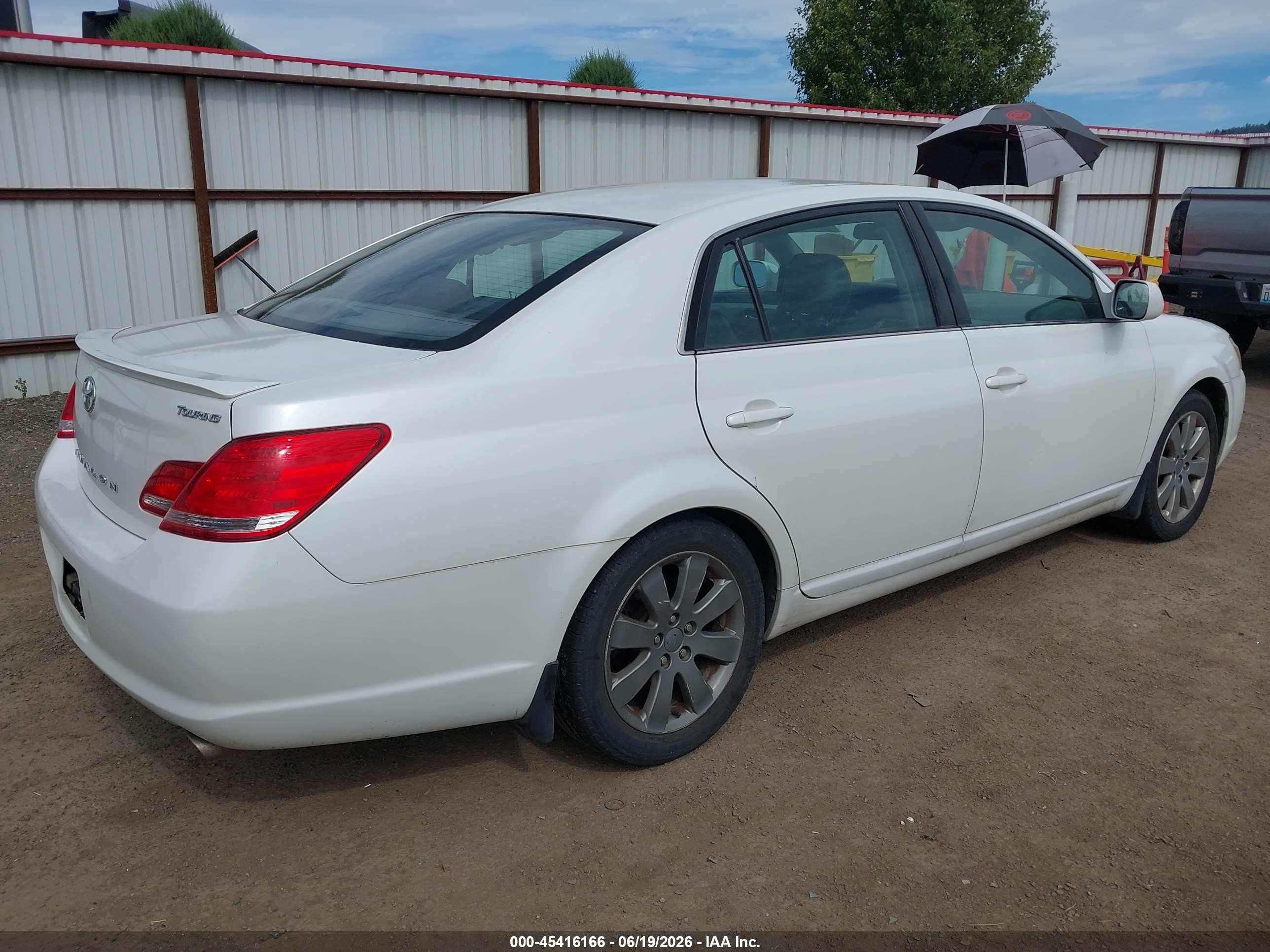 2006 Toyota Avalon Touring White vin: 4T1BK36B36U067265