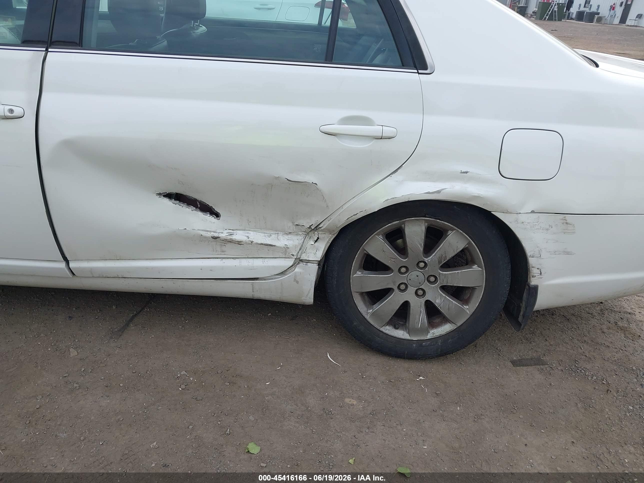 2006 Toyota Avalon Touring White vin: 4T1BK36B36U067265