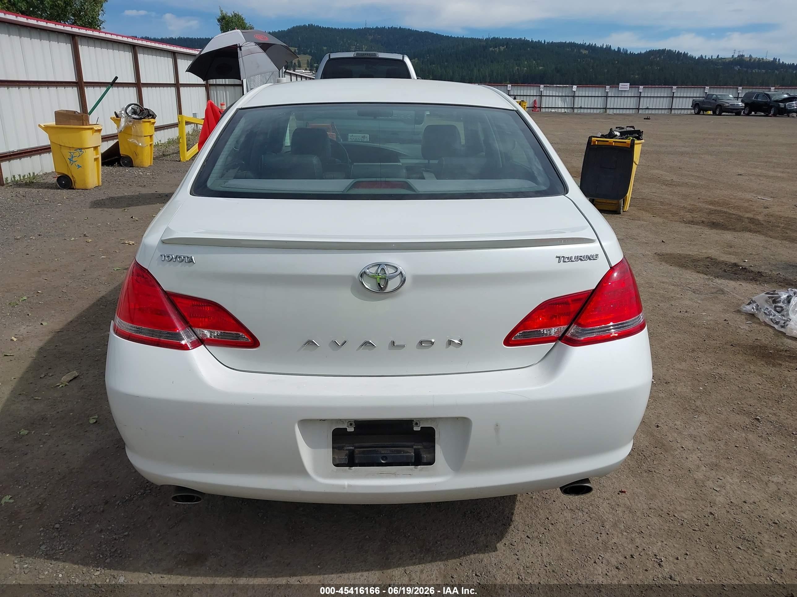 2006 Toyota Avalon Touring White vin: 4T1BK36B36U067265